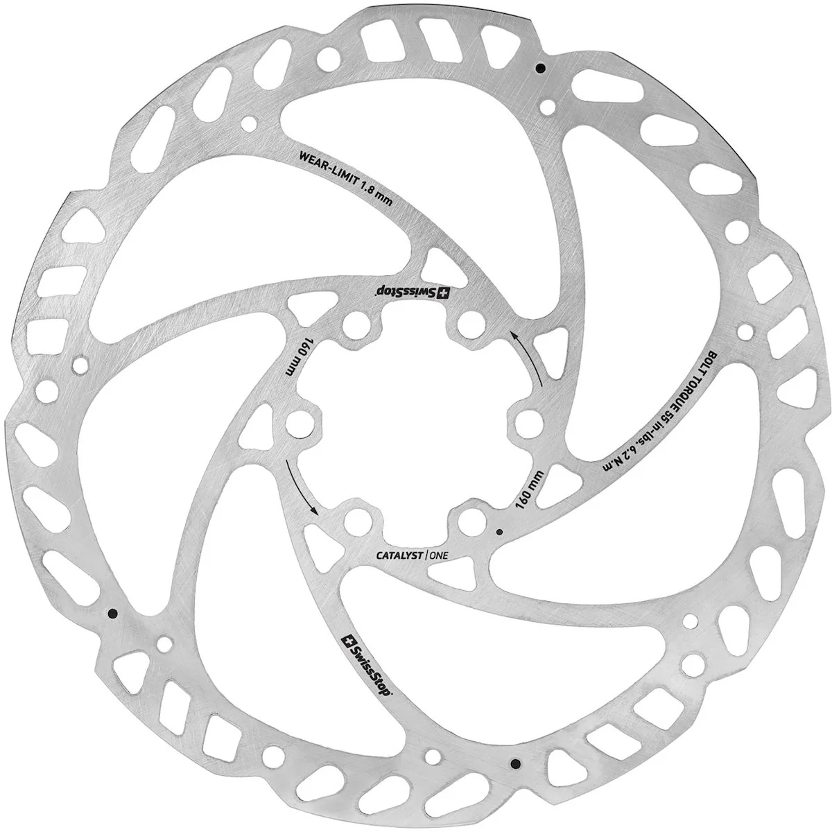 Catalyst One 6-Loch Bremsscheibe - Silber - Image 2