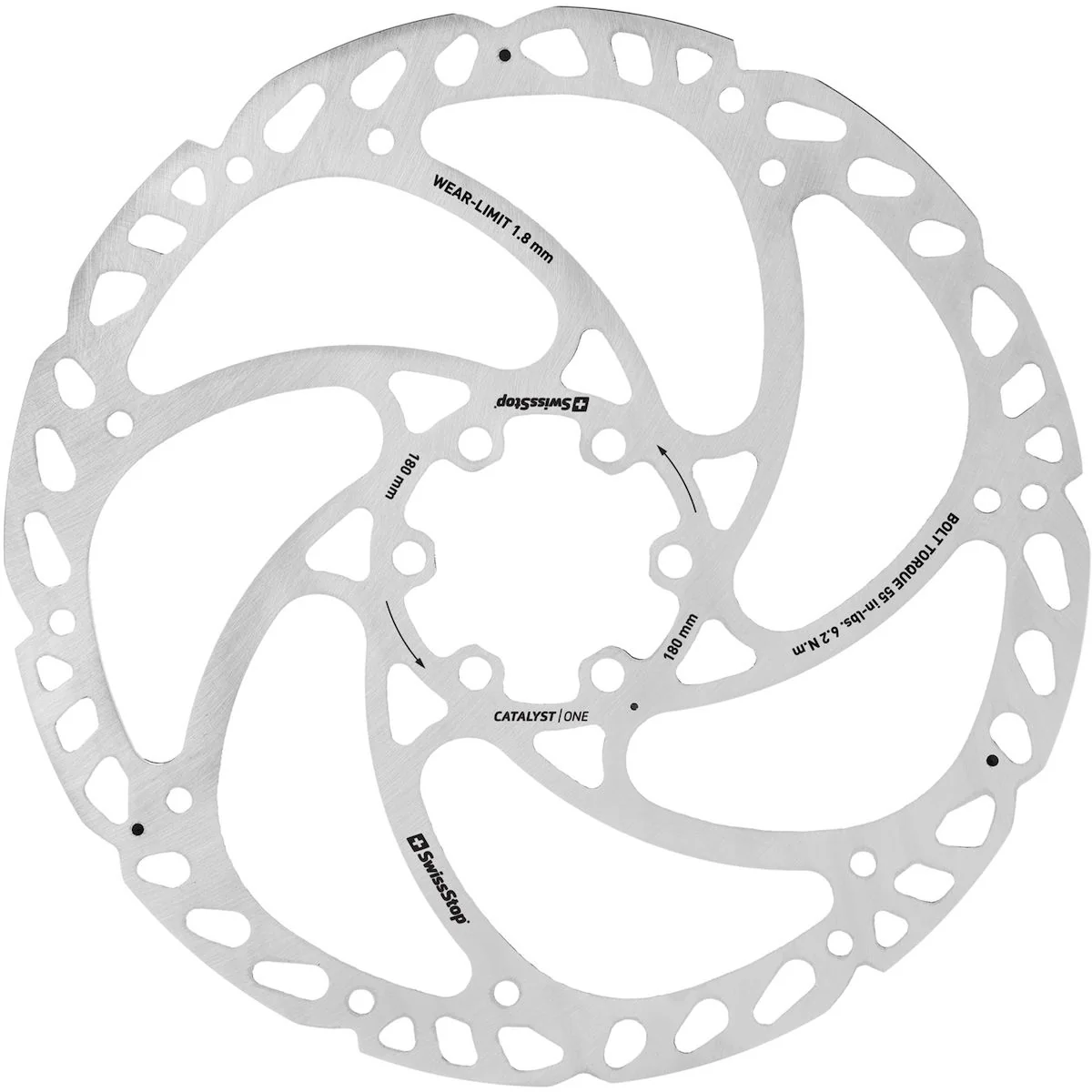 Catalyst One 6-Loch Bremsscheibe - Silber - Image 3