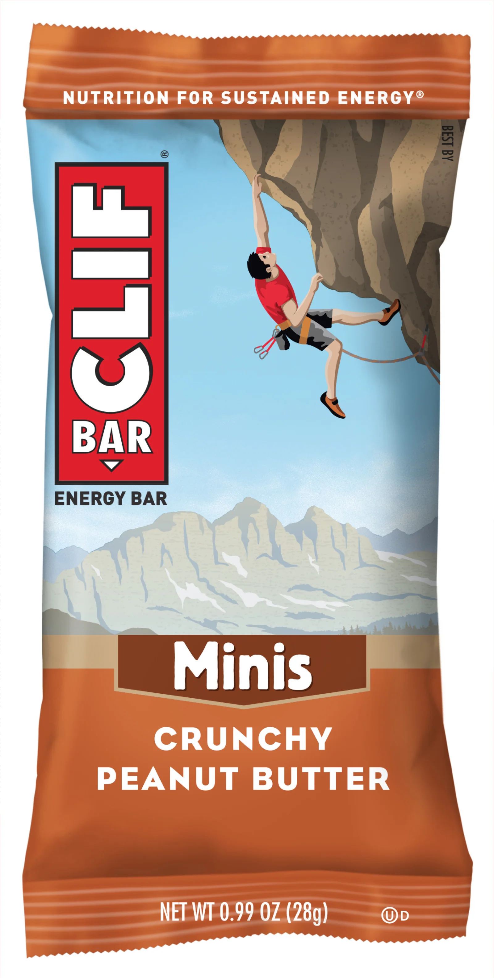 Energy Bar Energie Riegel Mini - Crunchy Peanut Butter - 10 Stück