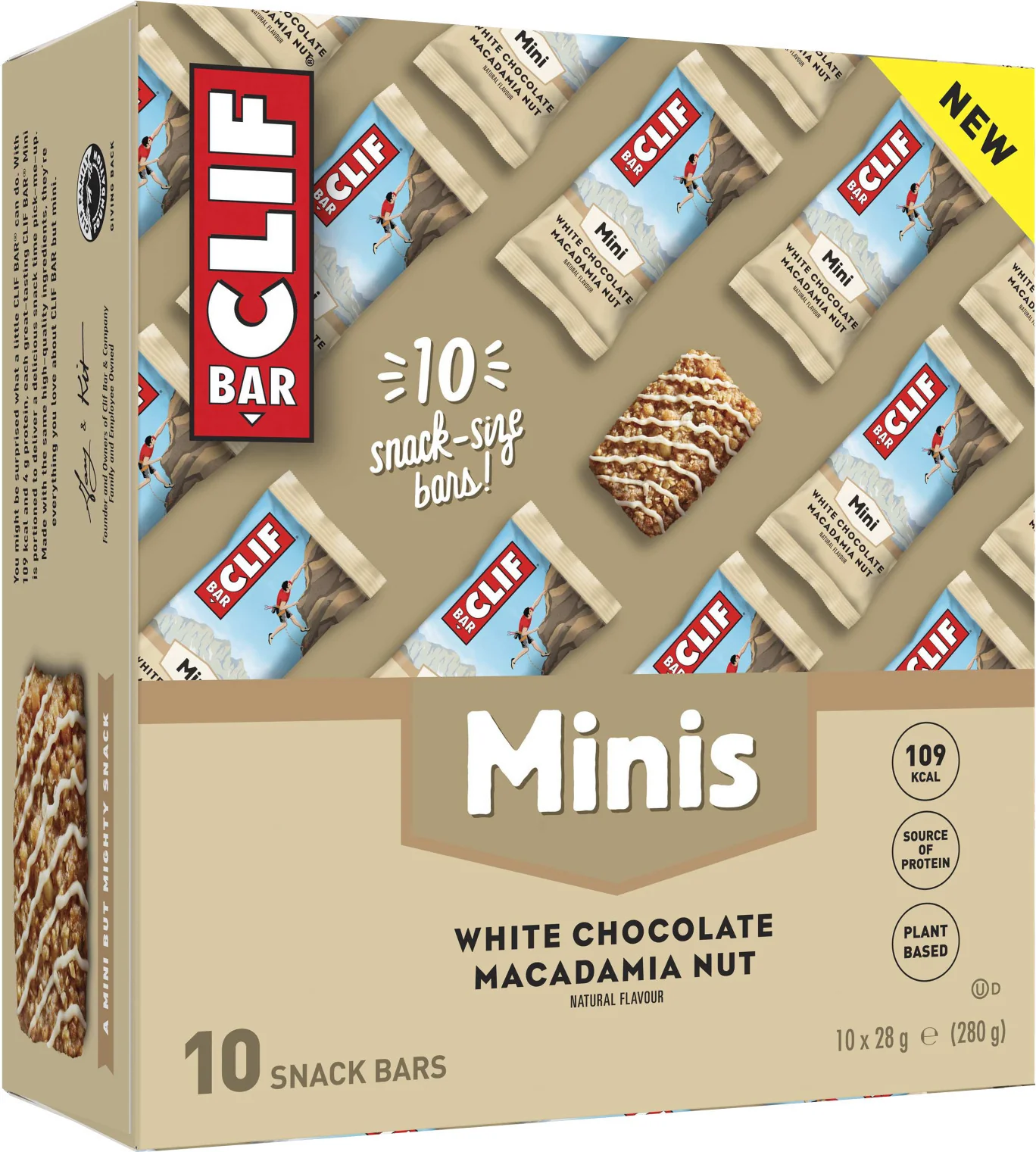 Energy Bar Energie Riegel Mini - White Choclate Macadamia Nut - 10 Stück - Image 2