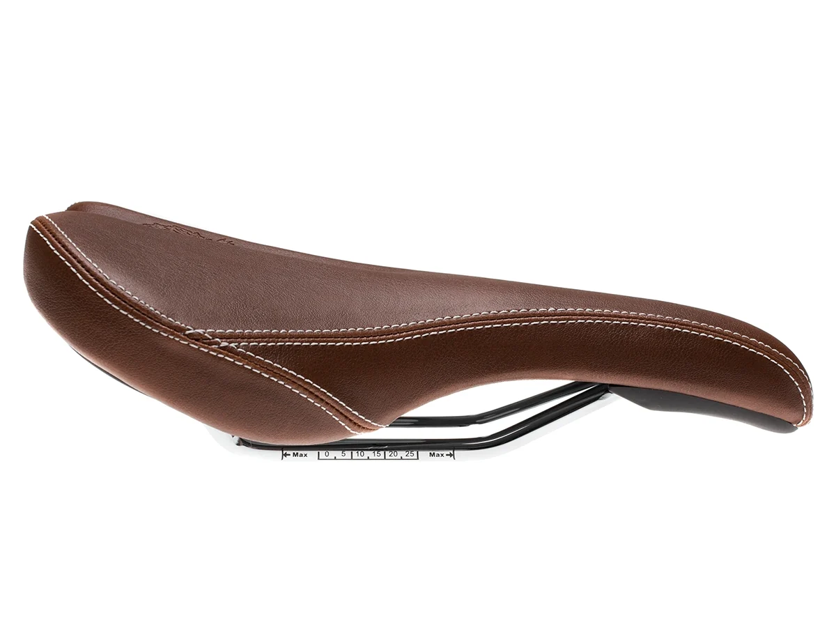 Curve Ladies Saddle - Honey Brown - Image 2