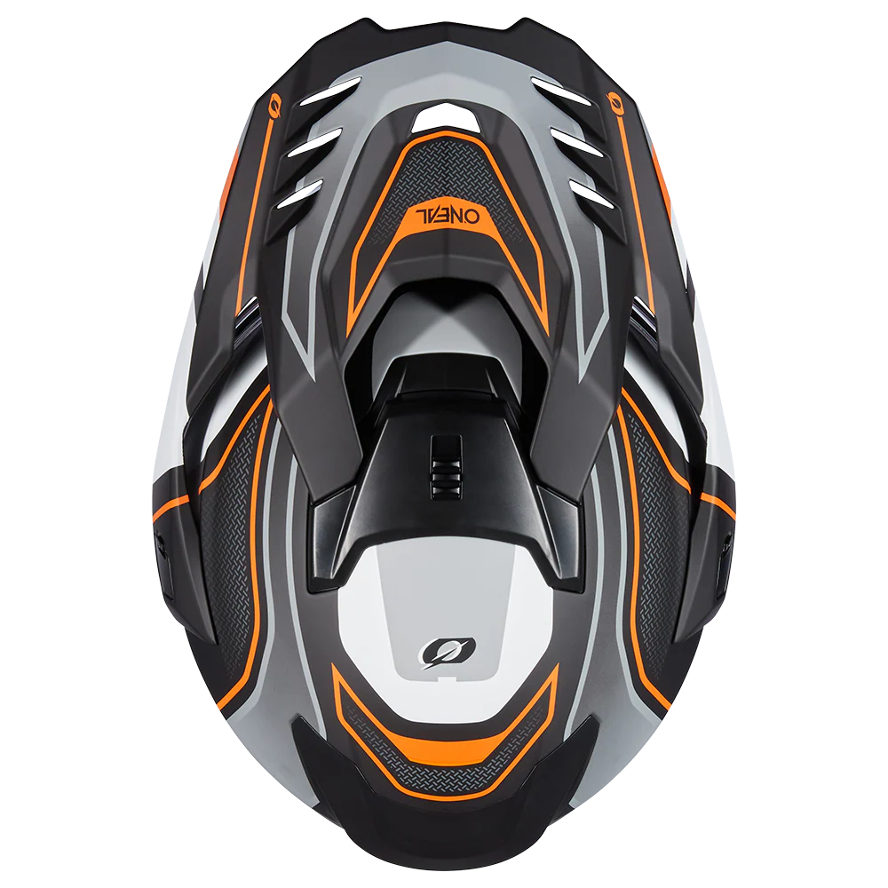 D-SRS Helm SQUARE black/gray/orange - Image 2
