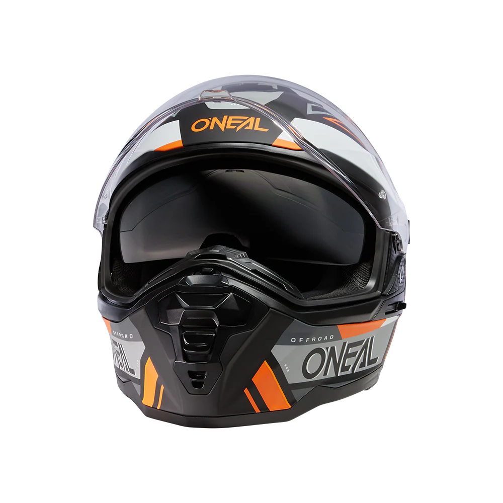 D-SRS Helm SQUARE black/gray/orange - Image 6