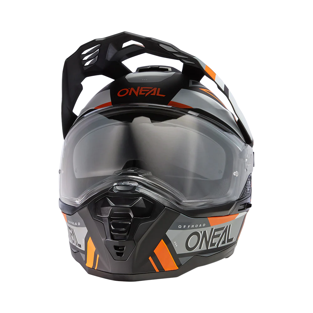 D-SRS Helm SQUARE black/gray/orange - Image 7