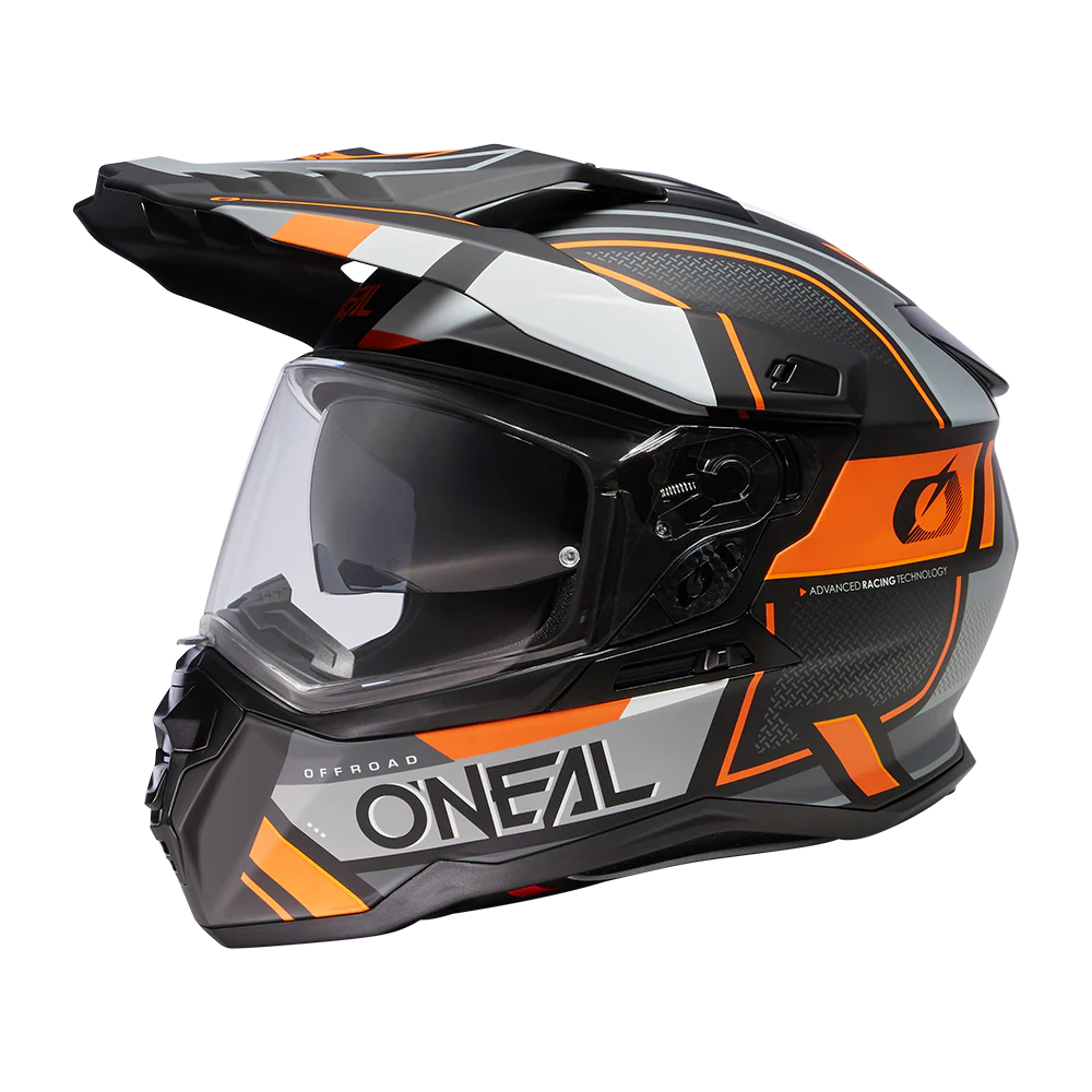 D-SRS Helm SQUARE black/gray/orange - Image 8