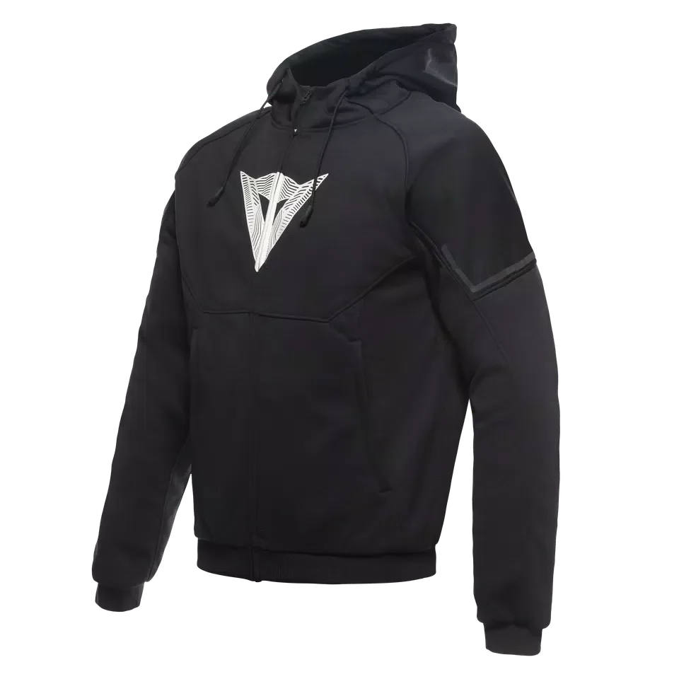 Daemon-X Safety Hoodie Full Zip - Black/Black-White