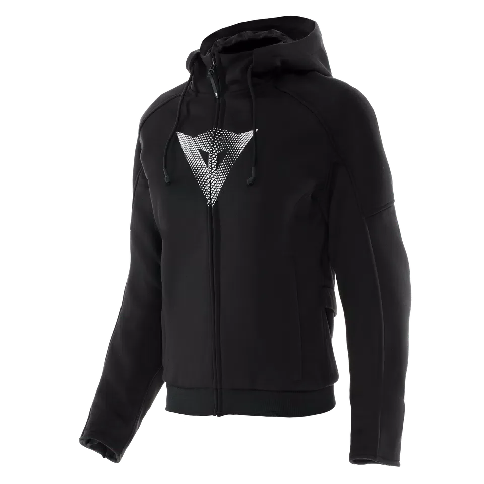 Daemon-X Safety Hoodie Full Zip WMN - Black/Black-White