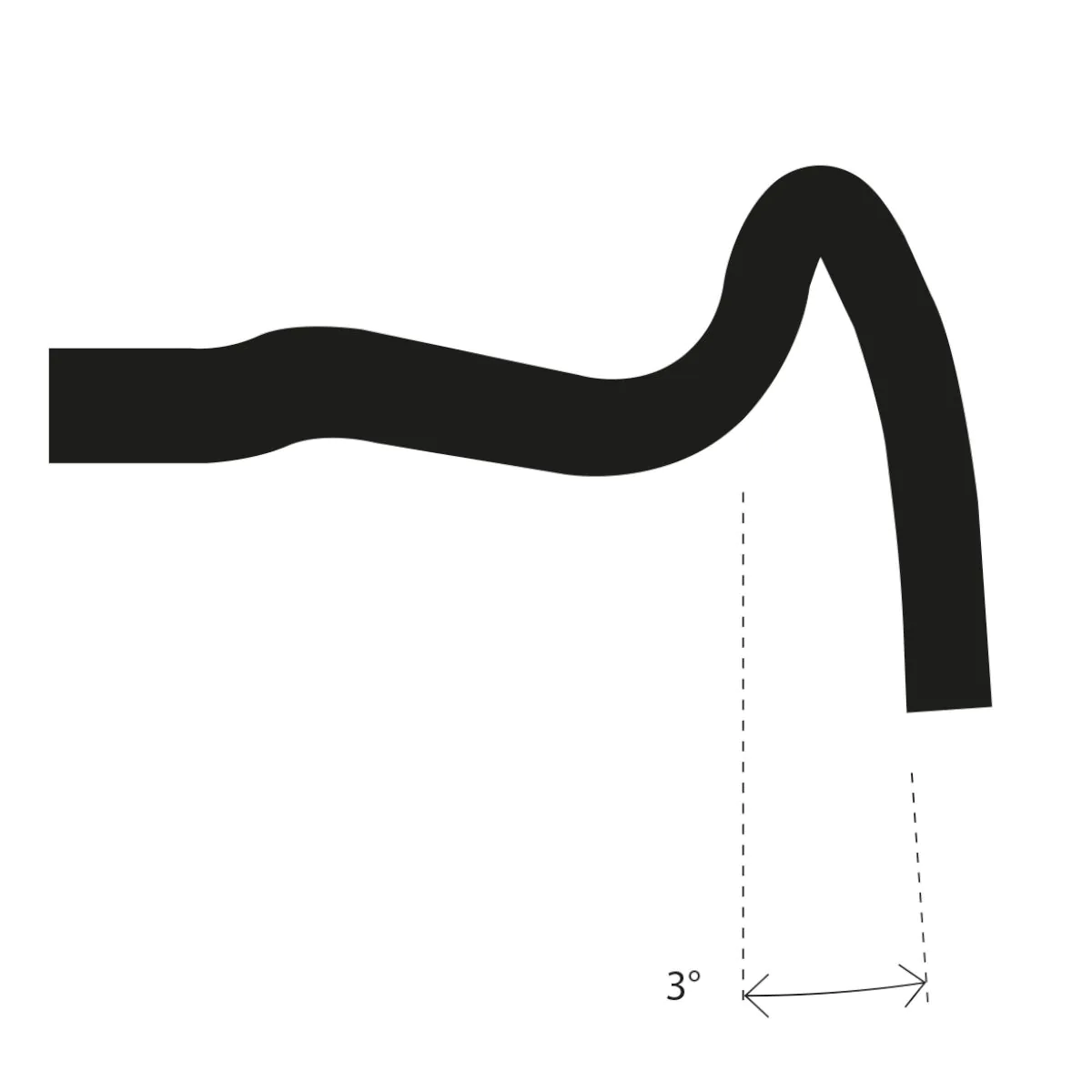 Gera DCR Aluminium Gravel Lenker - schwarz - Image 2