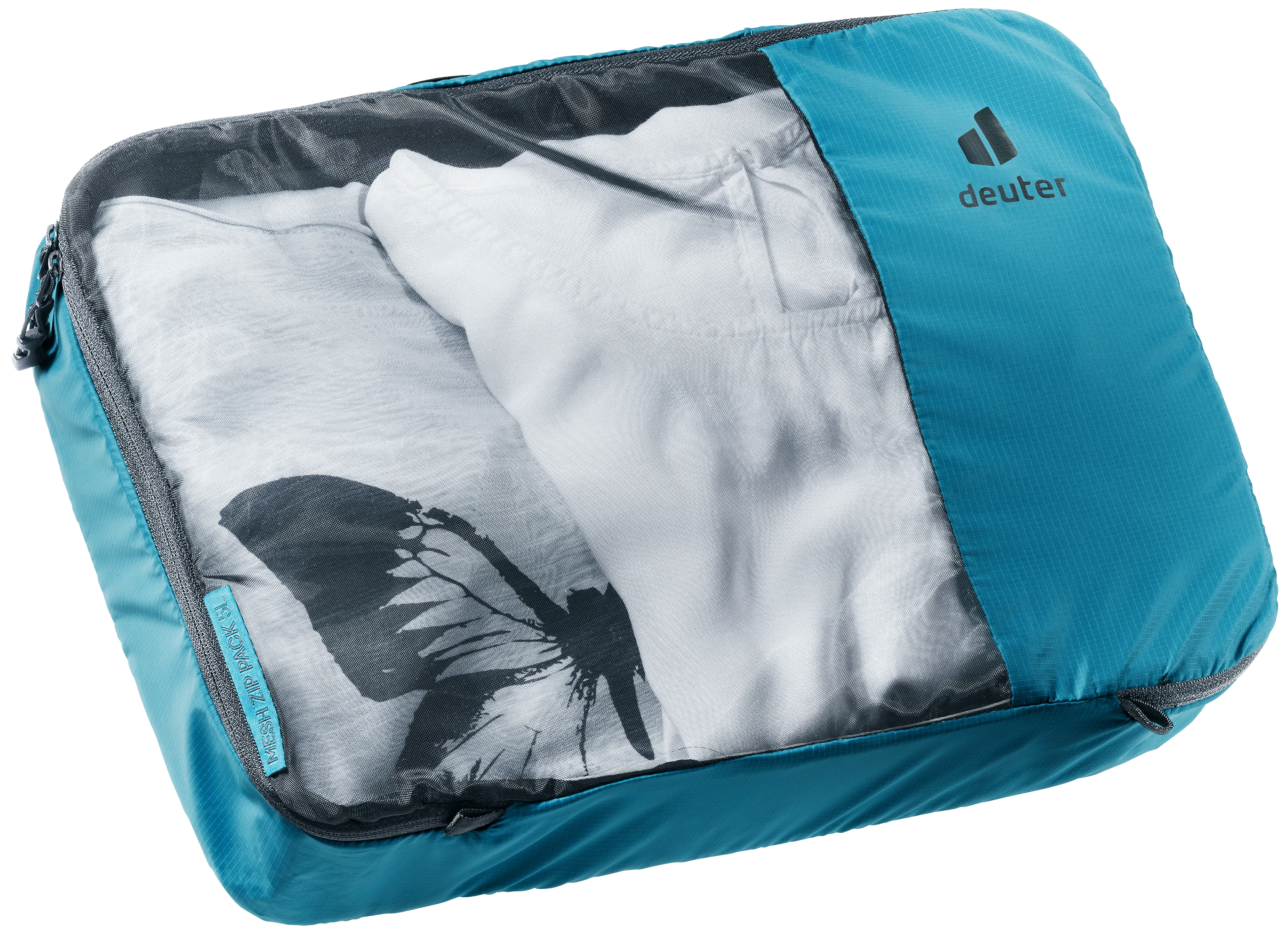 Mesh Zip Pack 5 - blau