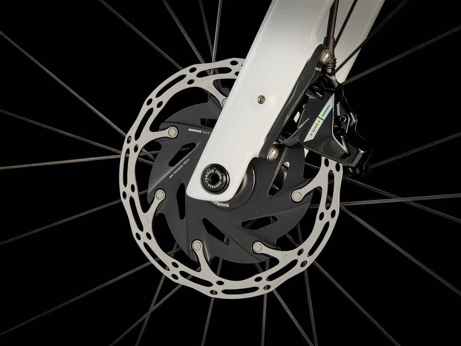 Domane+ SLR 7 AXS Crystal White 360Wh - Image 11