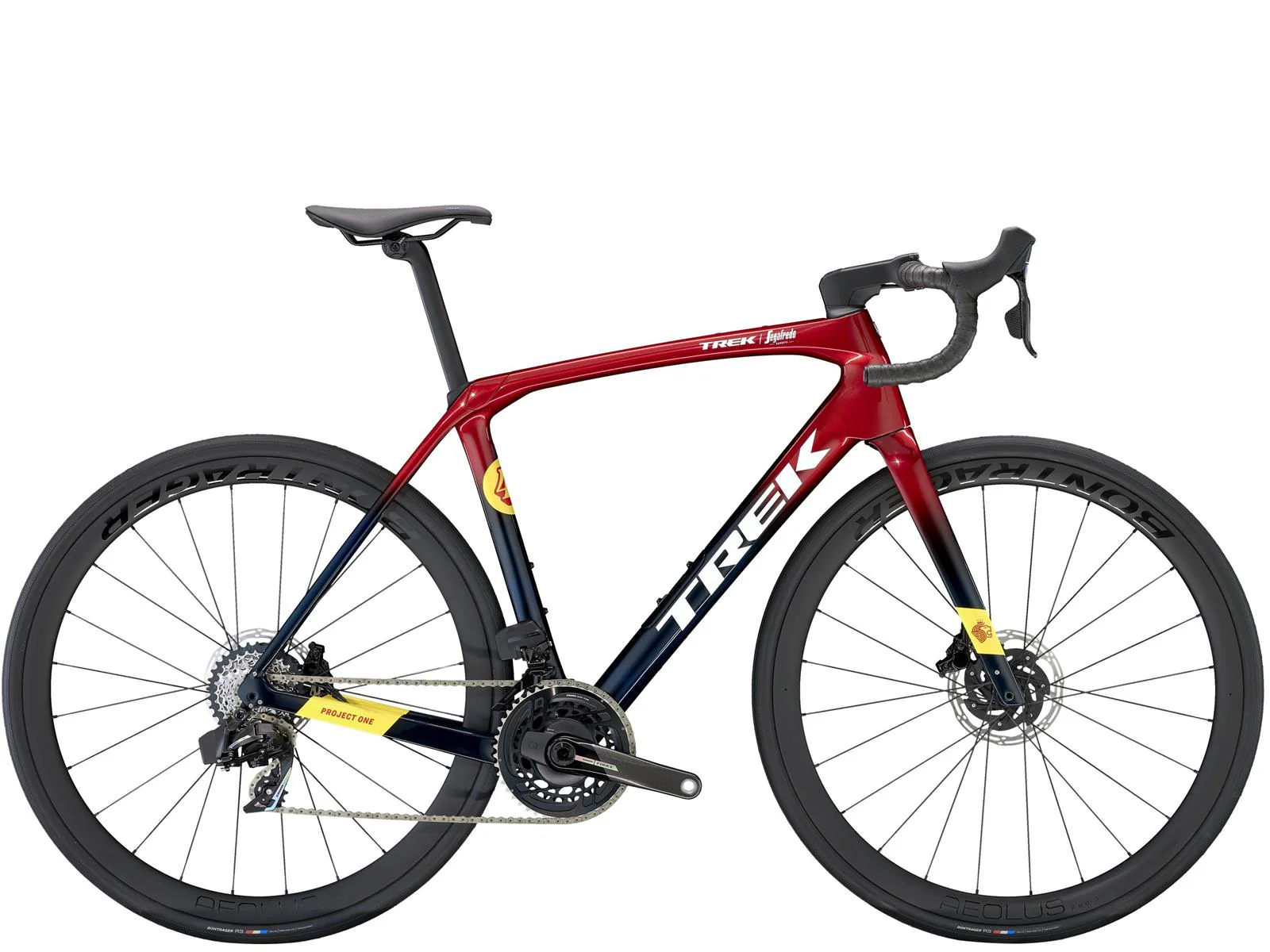Domane SLR 7 AXS Metallic Red Smoke to Blue Smoke Fade