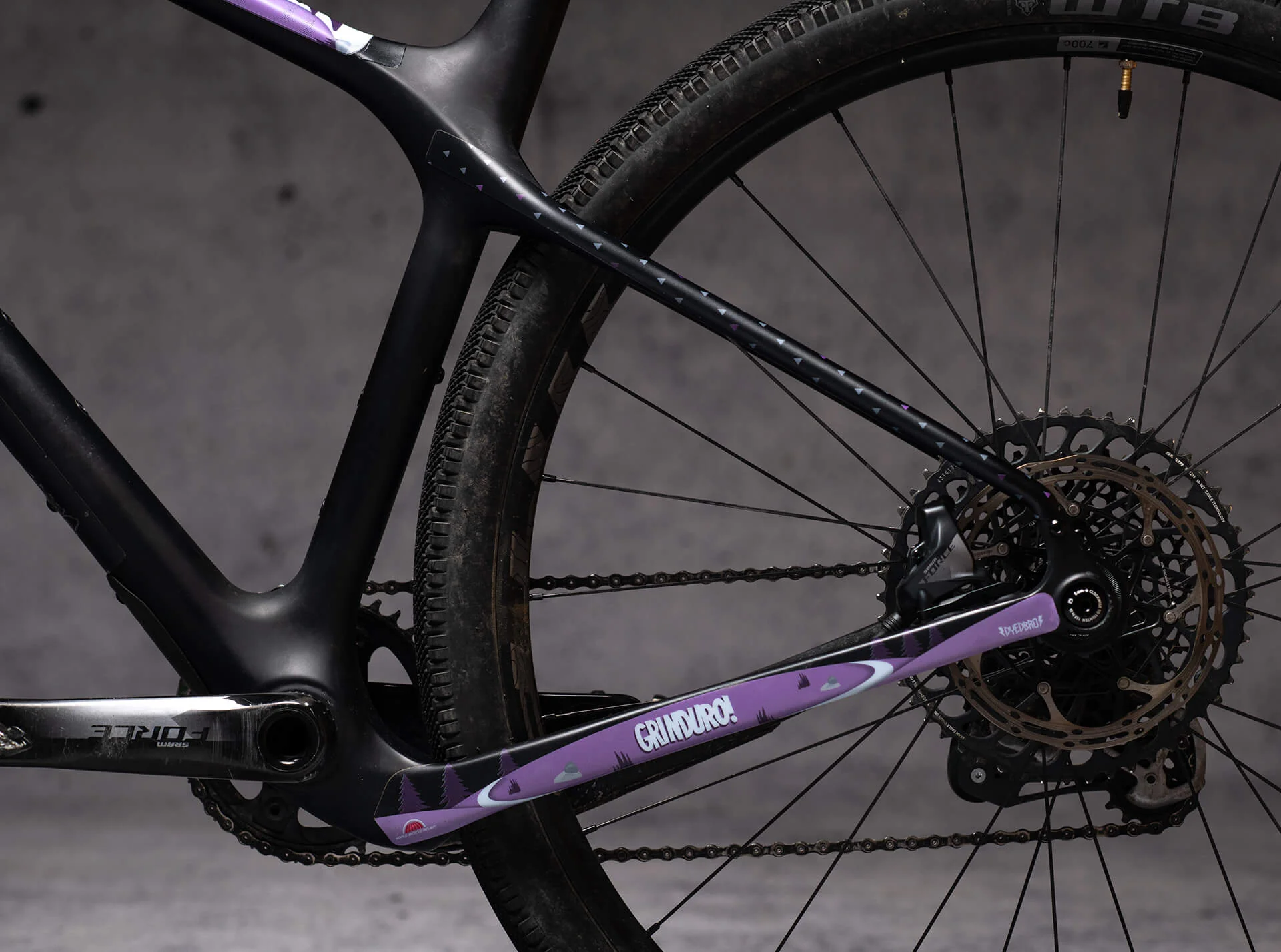 Gravel Rahmenschutzkit Grinduro - Purple Matte - Image 5