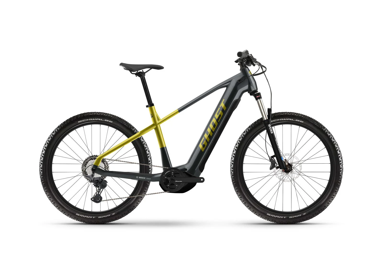 E-Teru Advanced - metallic anthracite/metallic gold yellow - glossy