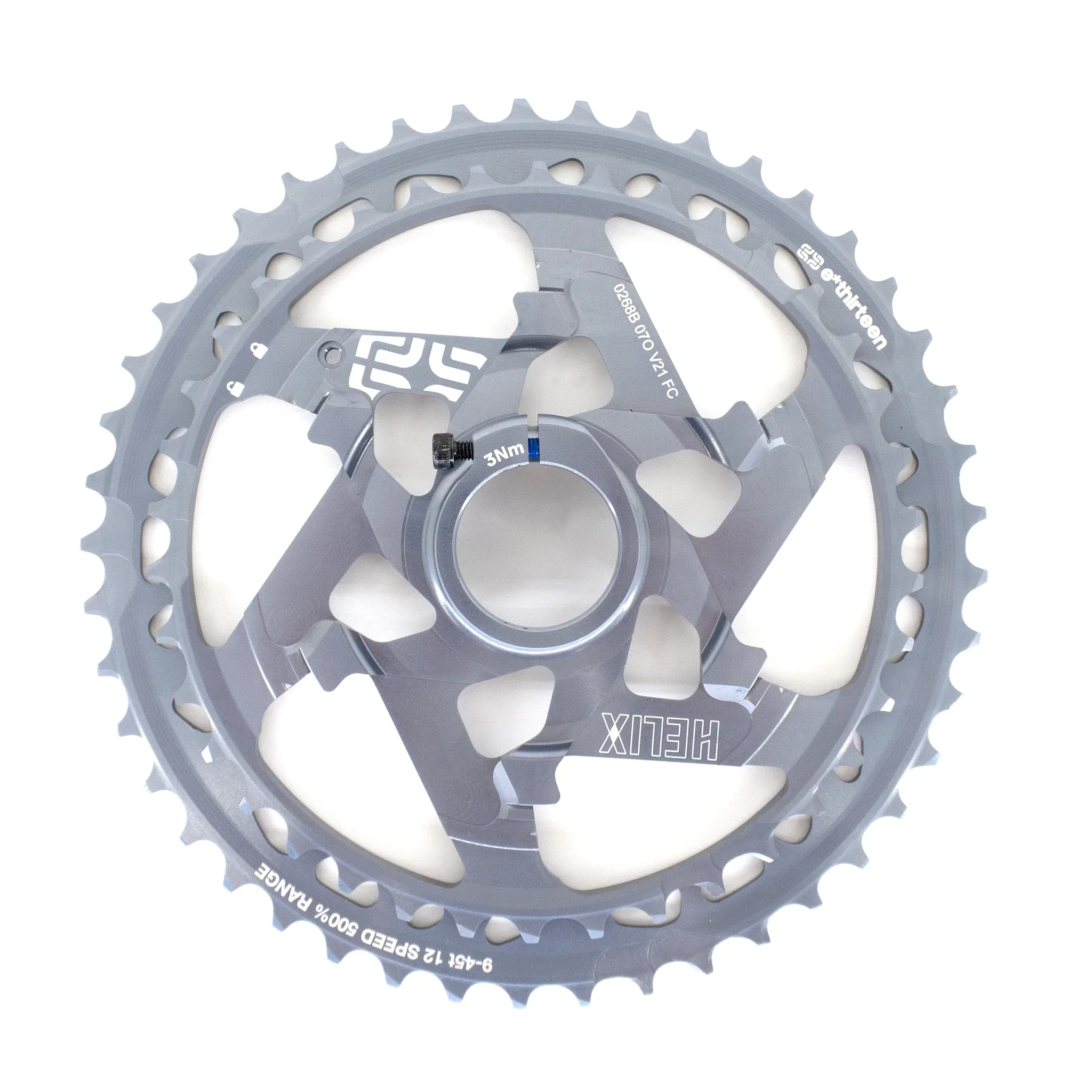 Helix Race Gravel Kassette 12-fach - 9-45 Zähne - nickel grey - Image 4