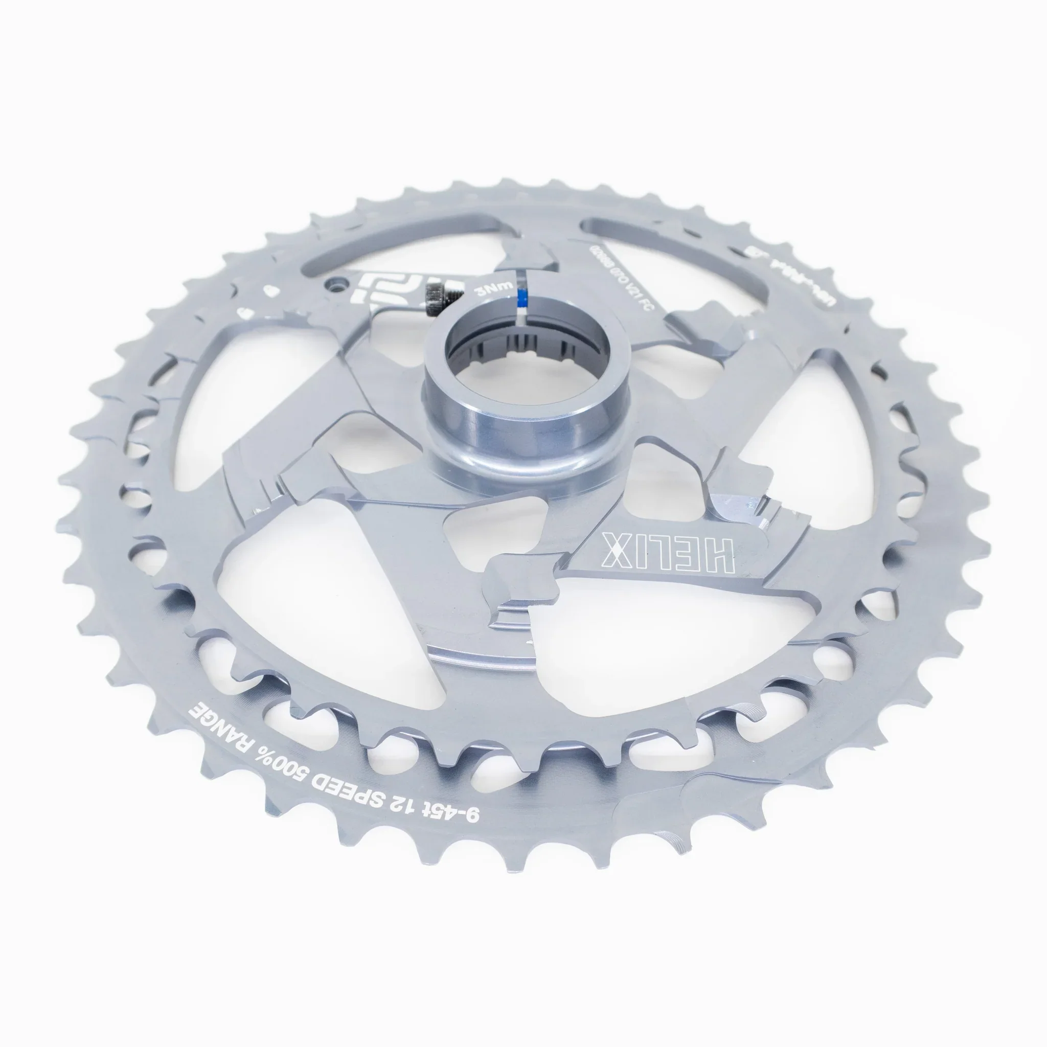 Helix Race Gravel Kassette 12-fach - 9-45 Zähne - nickel grey - Image 5