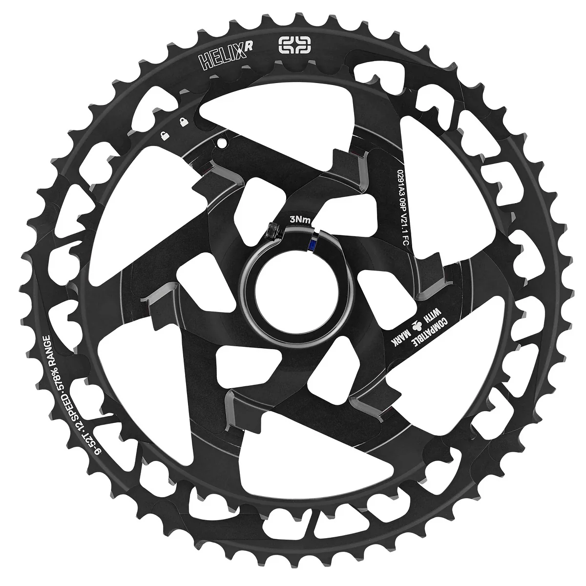 Helix Race Kassette, 9-52 Zähne, 12-fach - black - Image 3