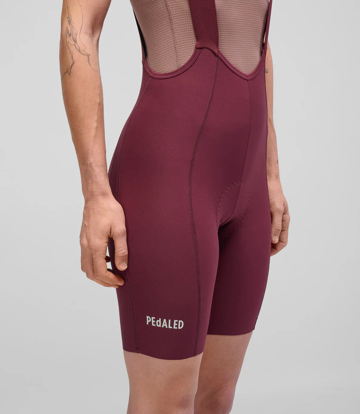 Element Bib Shorts Women´s - Burgundy - Image 8