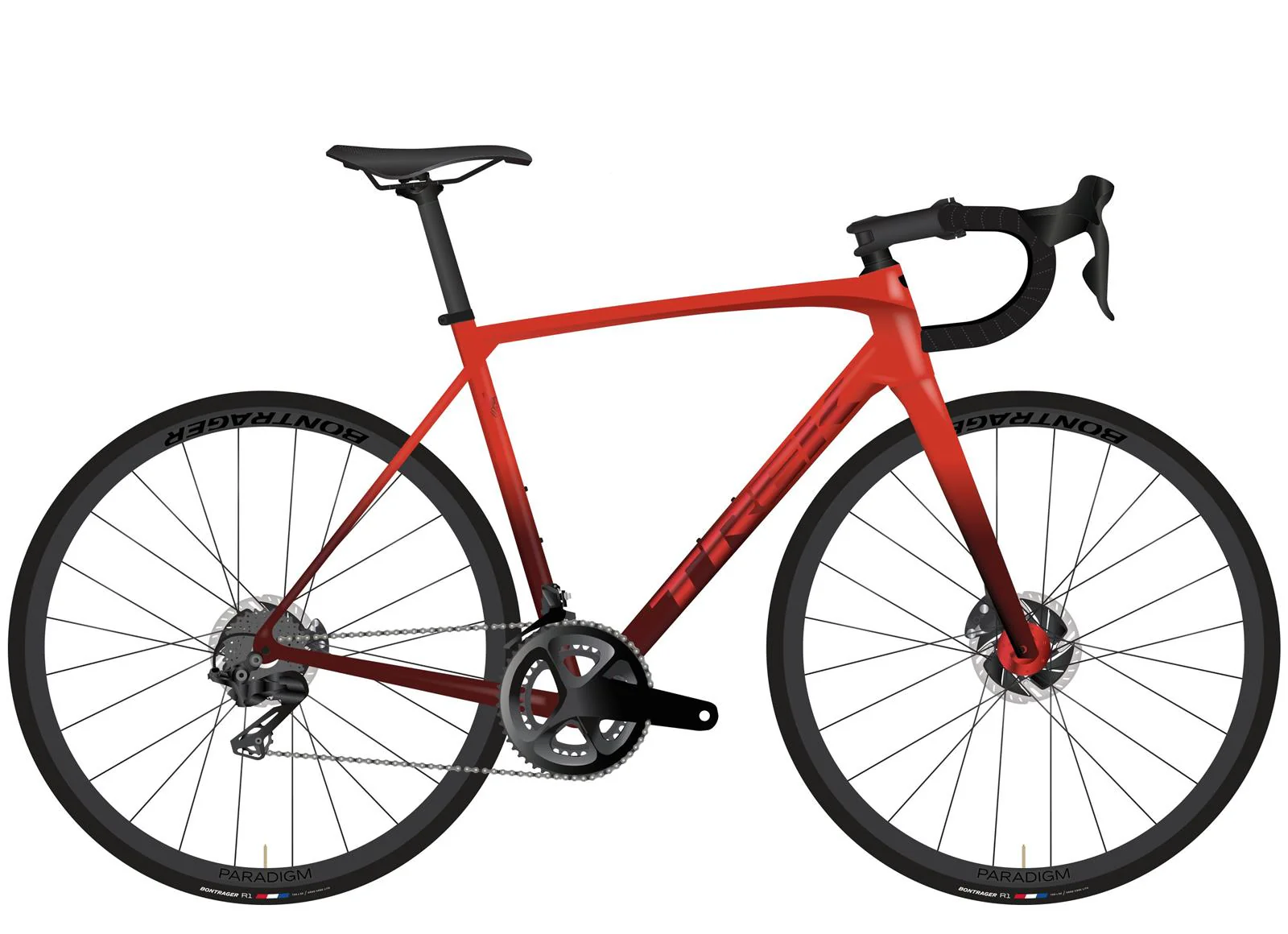 Emonda ALR 5 Crimson to Dark Carmine Fade