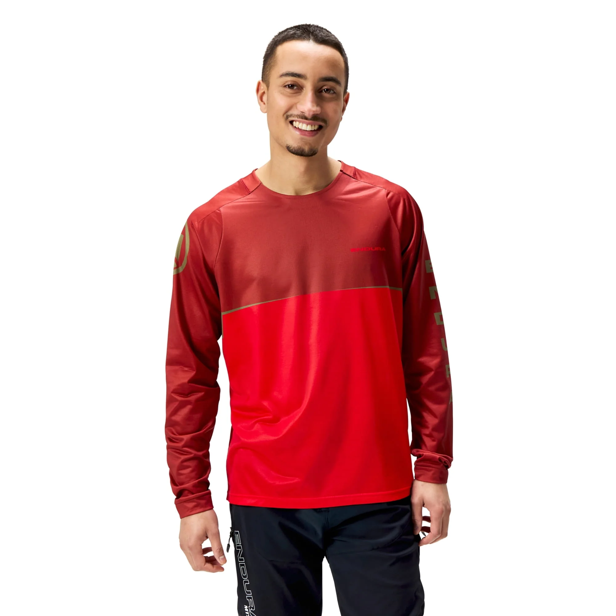 Core Printed Tee Jersey - Flame Red - Image 3