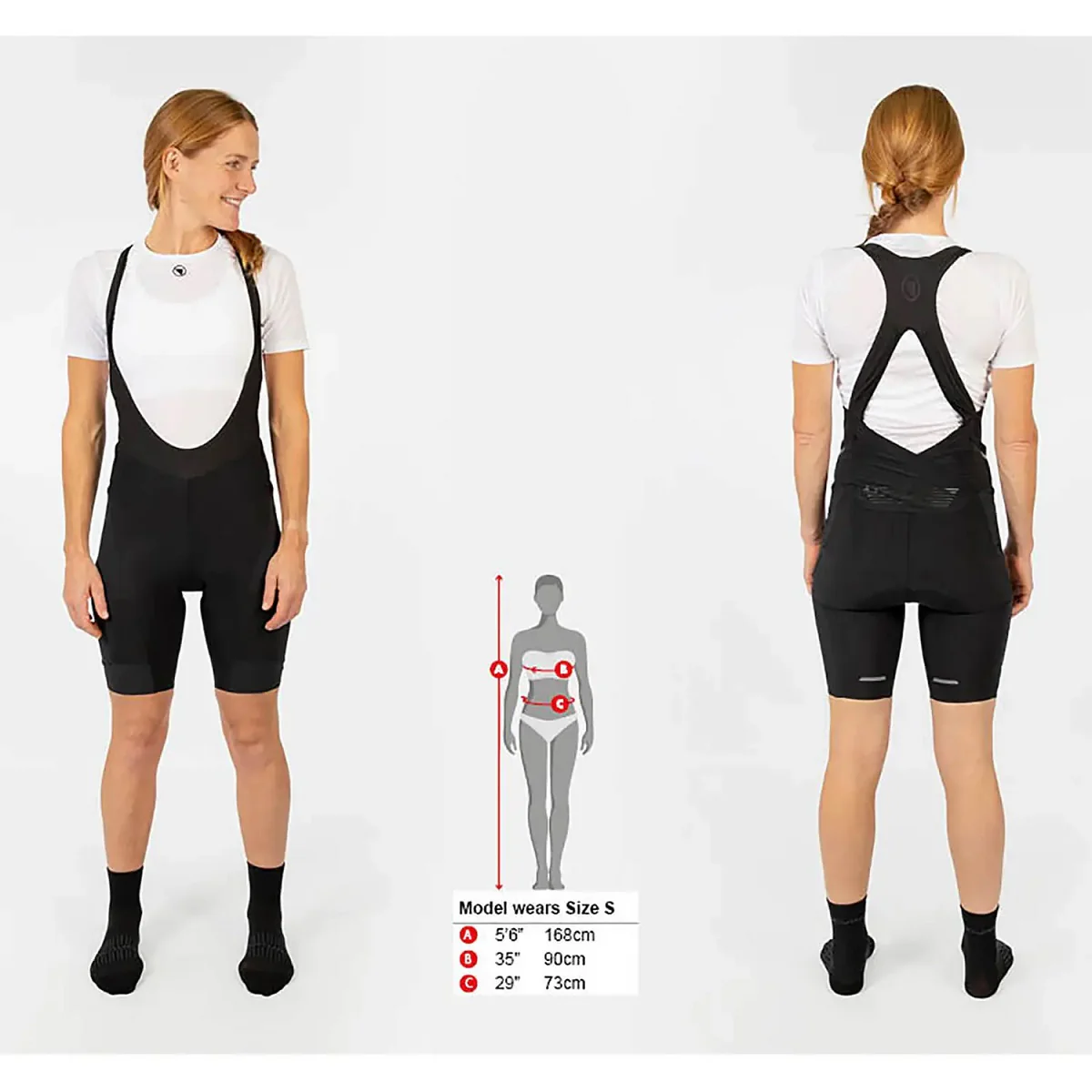 Damen GV500 Reiver Bibshort - Schwarz - Image 7