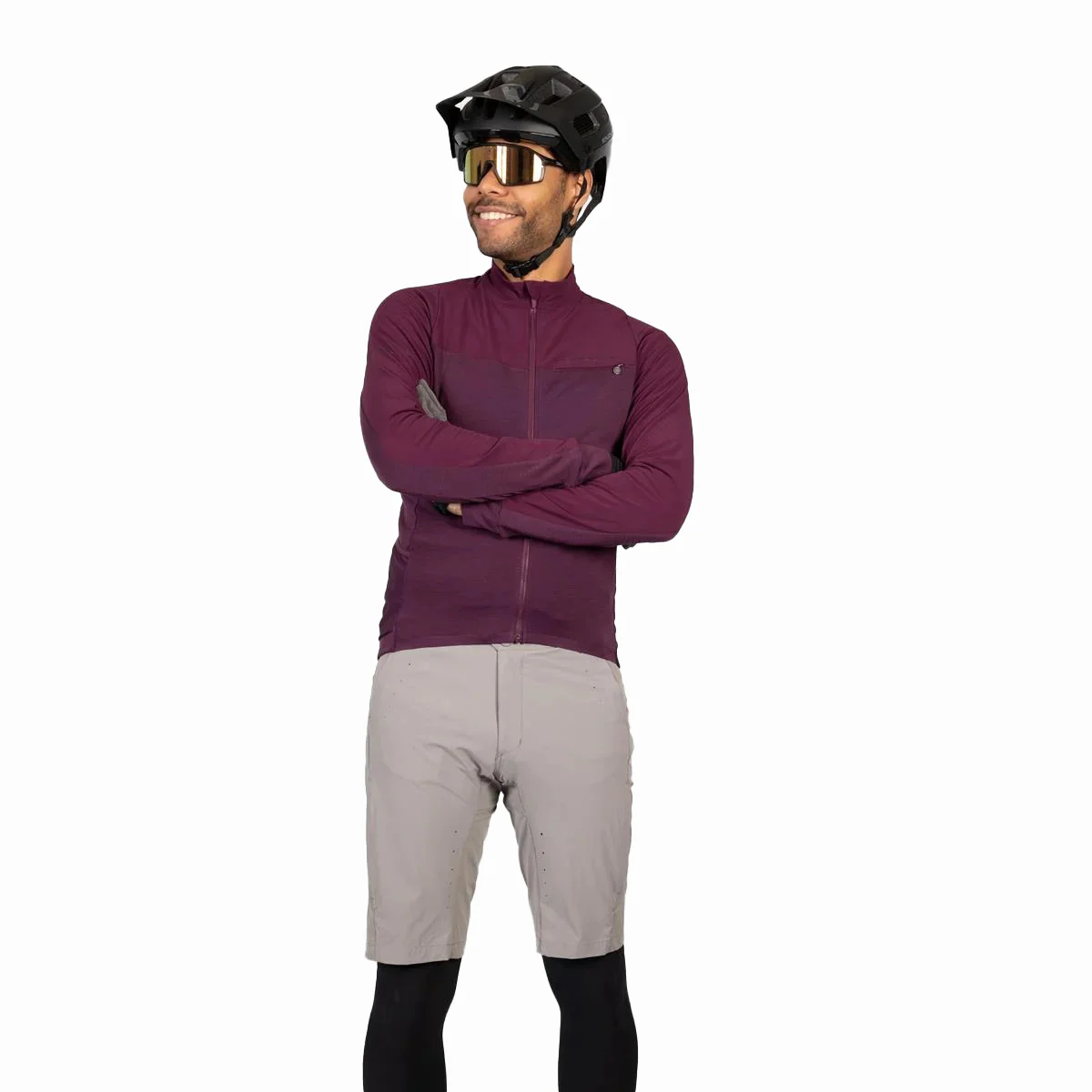 GV500 Trikot (langarm) - Aubergine - Image 4