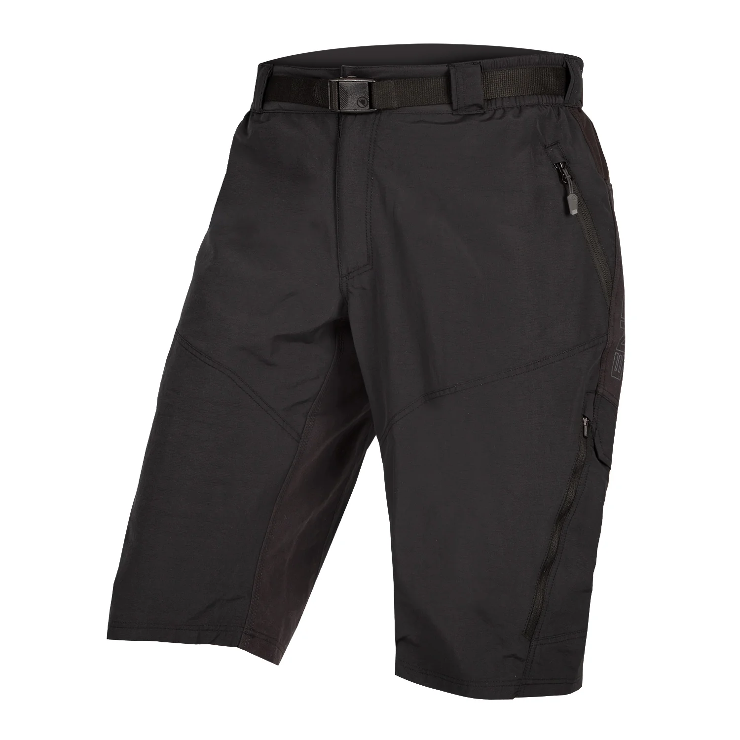 Hummvee Short mit Innenhose - Schwarz