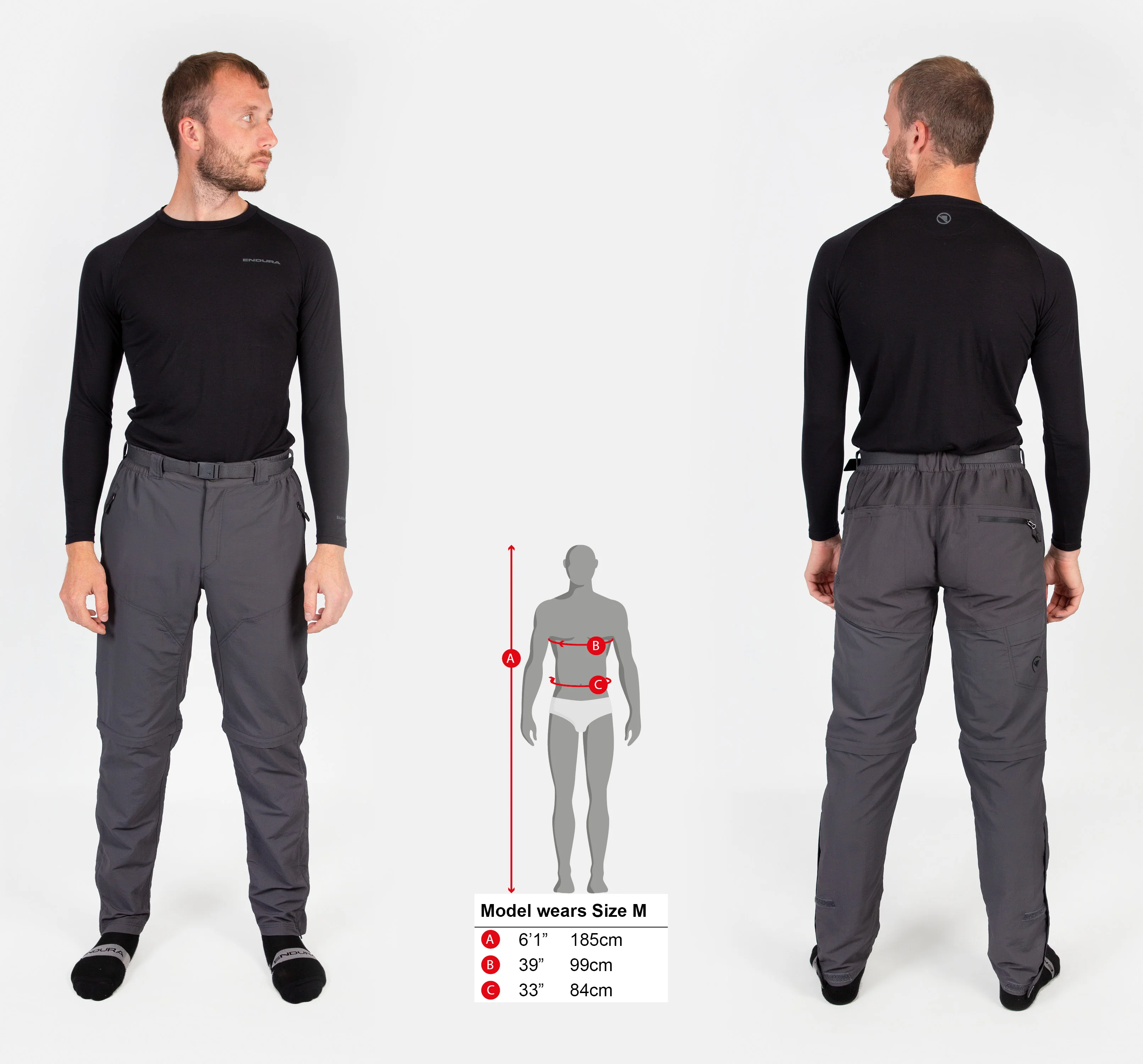 Hummvee Zip-off Hose - Grau - Image 9