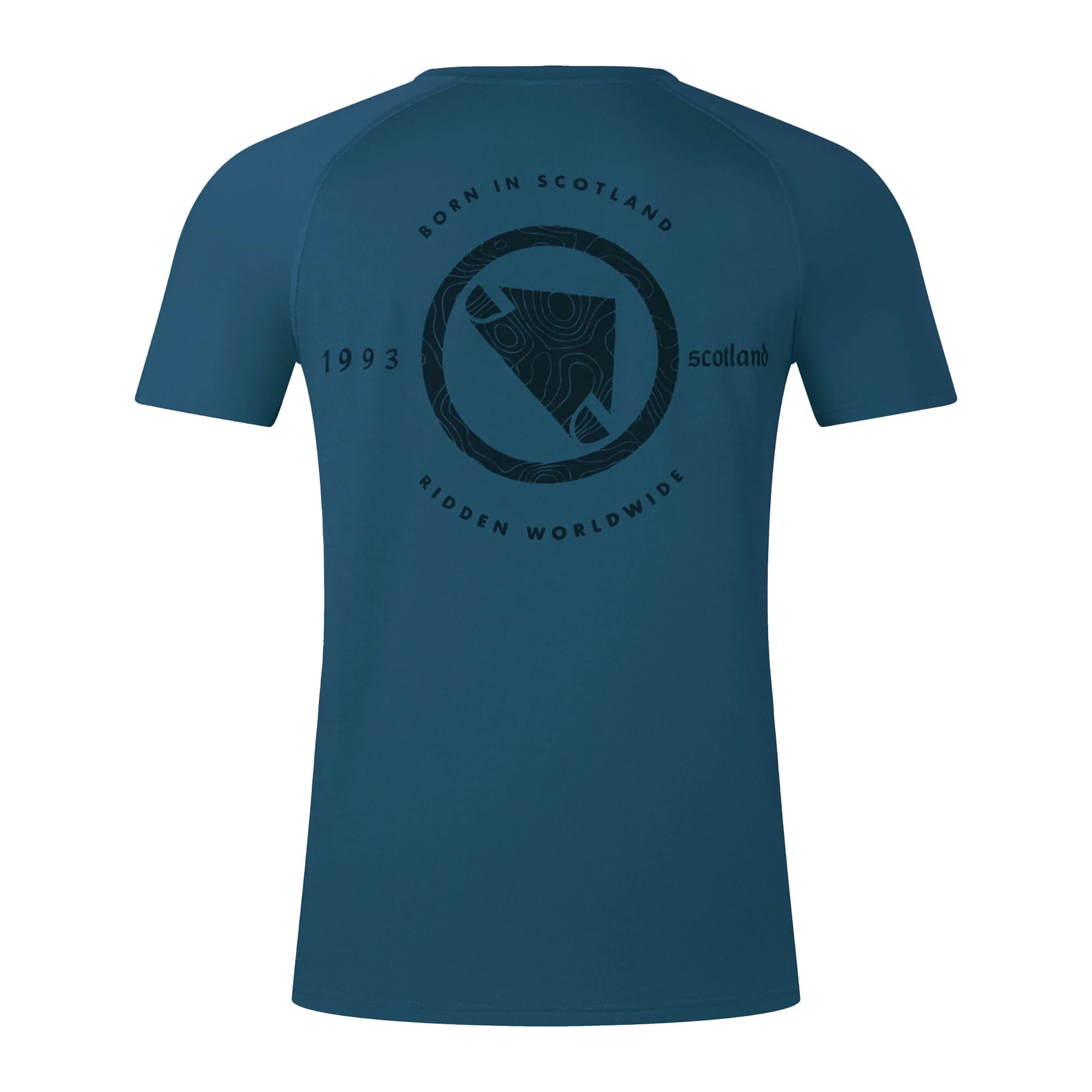 Loop Tech Tee T-Shirt - Barra Blue - Image 5