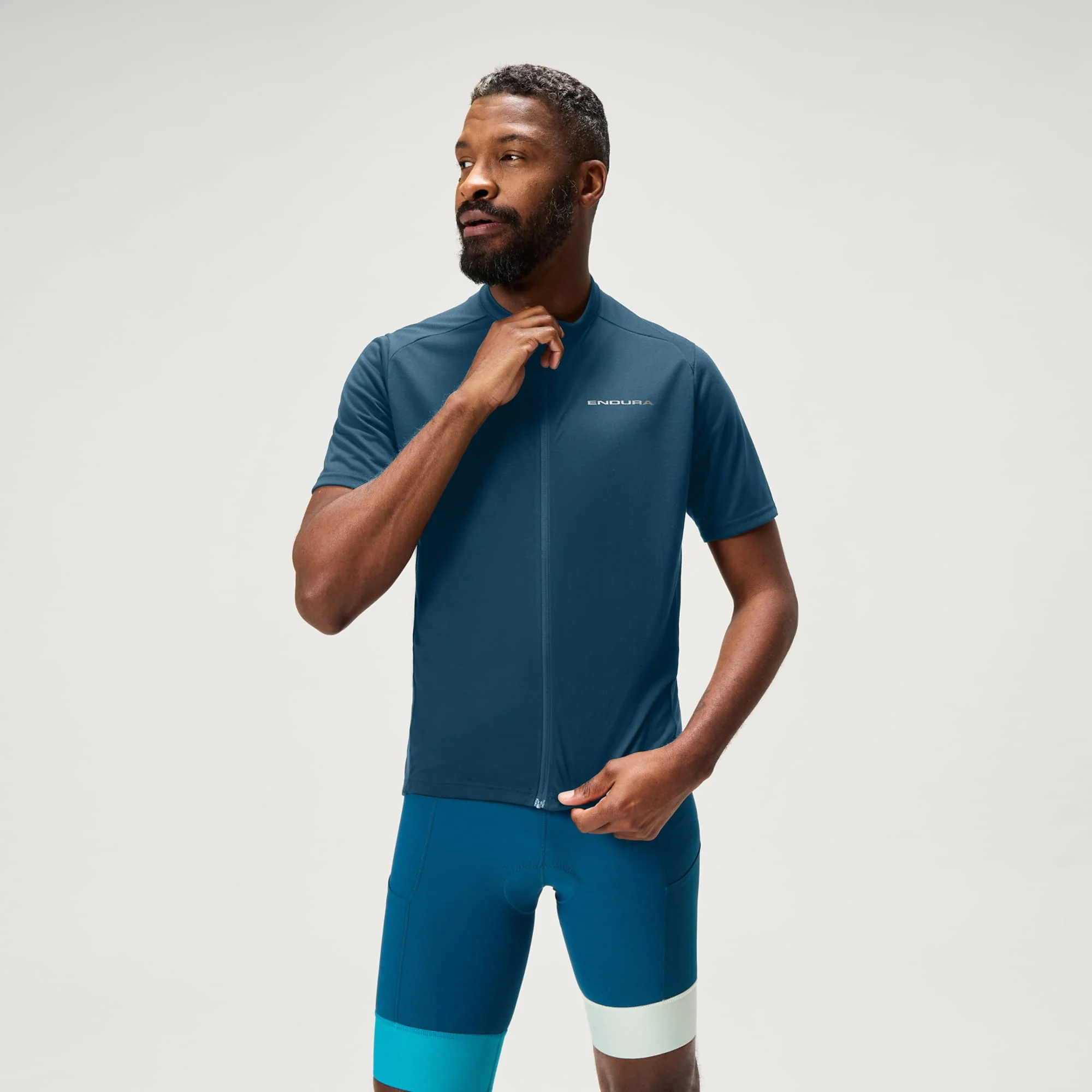 Loop Zipped Jersey - Barra Blue - Image 3