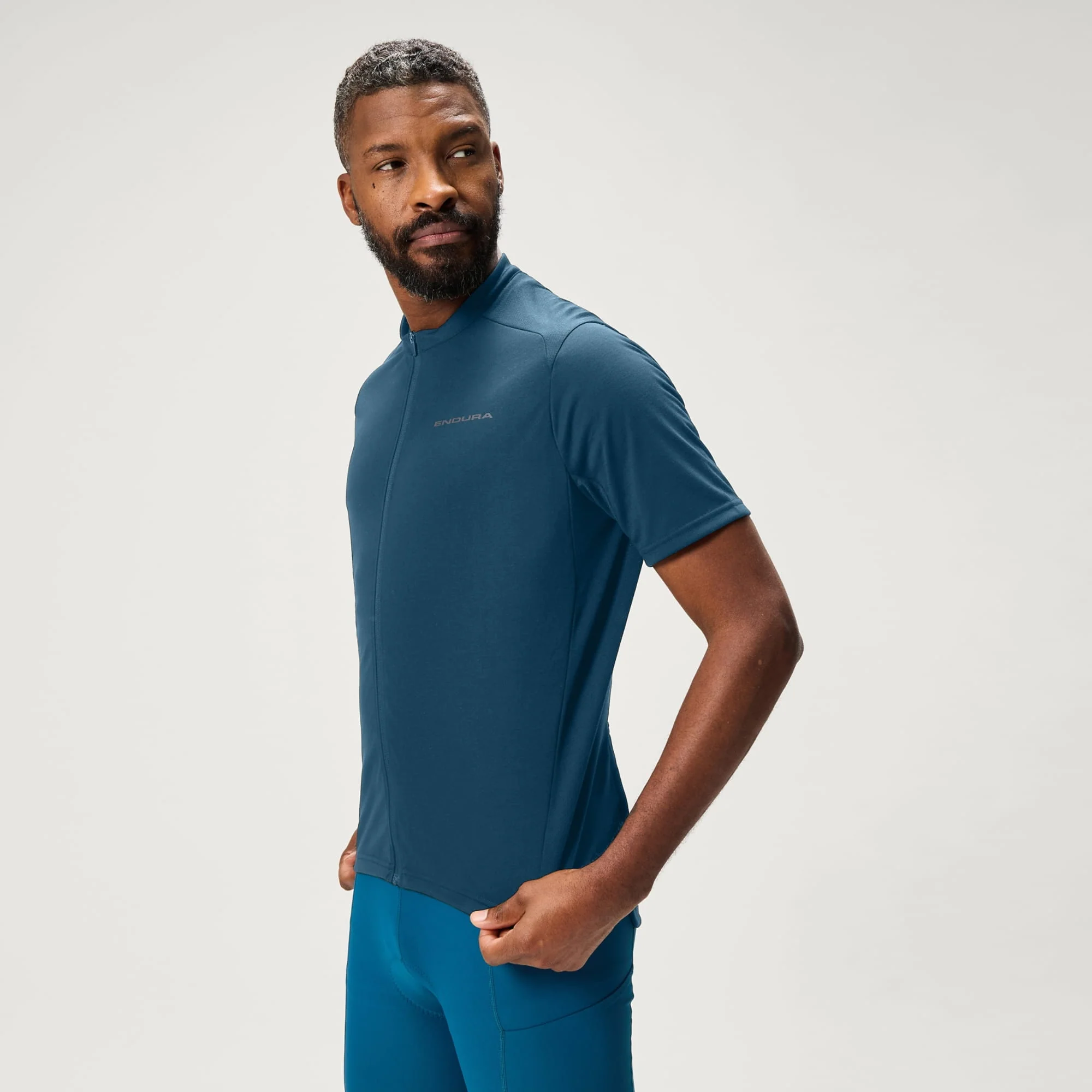 Loop Zipped Jersey - Barra Blue - Image 4