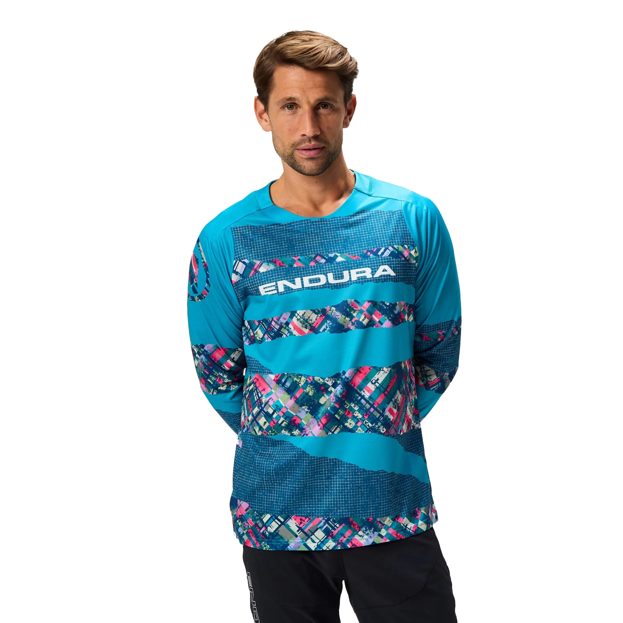 Patchwork LTD Printed Tee Jersey - Barra Blue