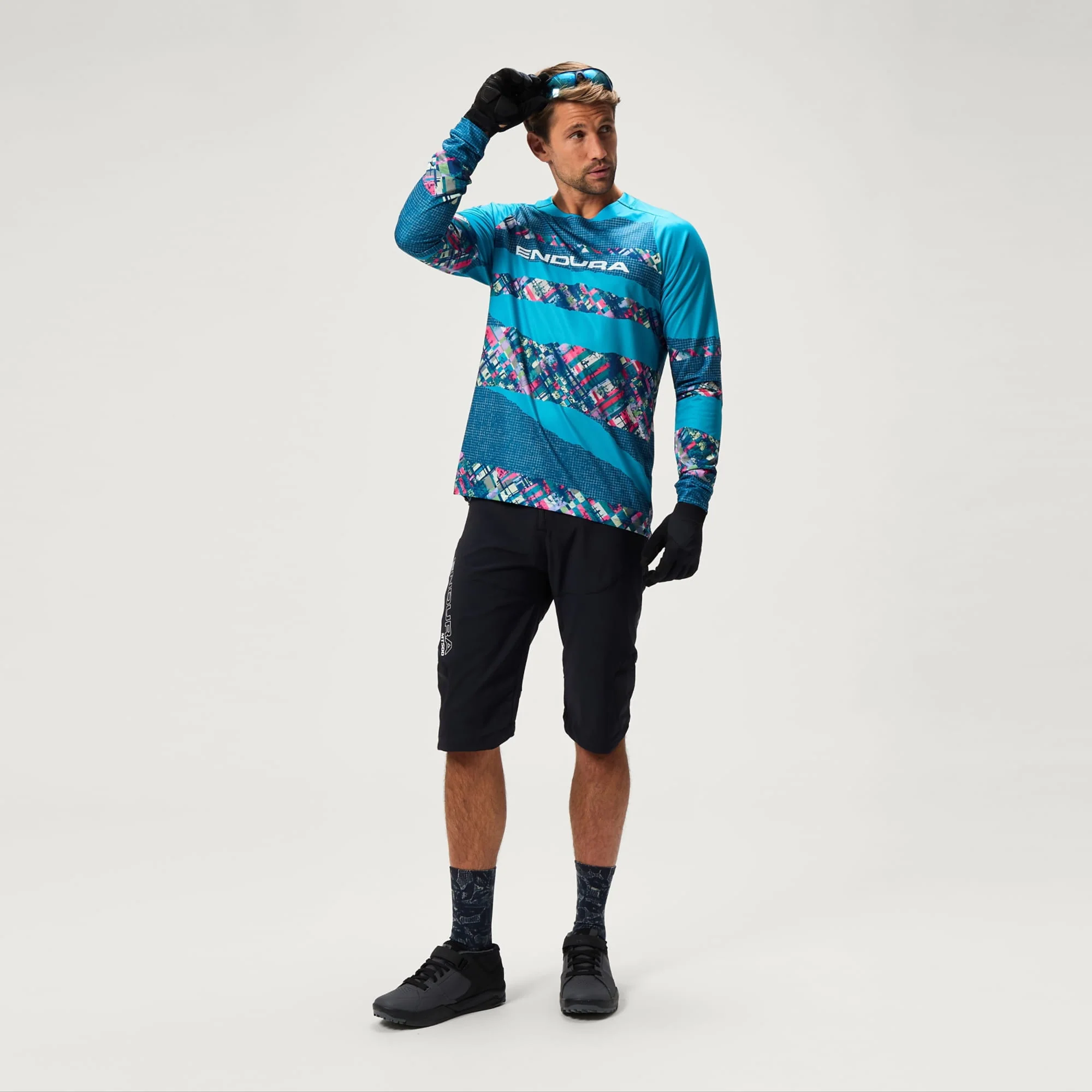 Patchwork LTD Printed Tee Jersey - Barra Blue - Image 3