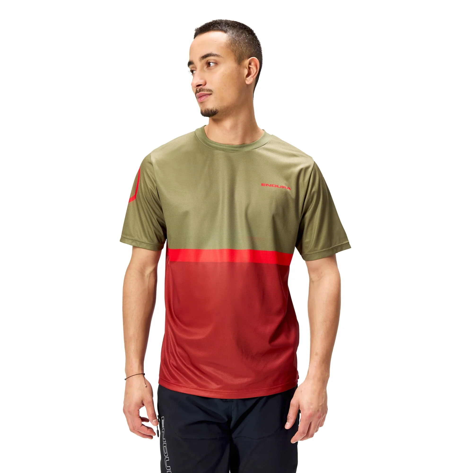 SingleTrack Core T-Shirt II - Tweed Green - Image 2