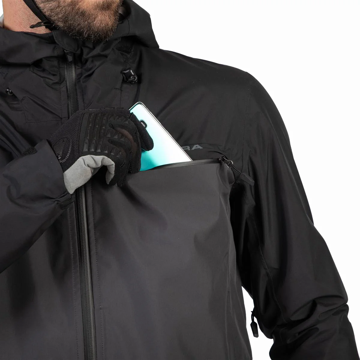 SingleTrack Jacke II - Mattschwarz - Image 15