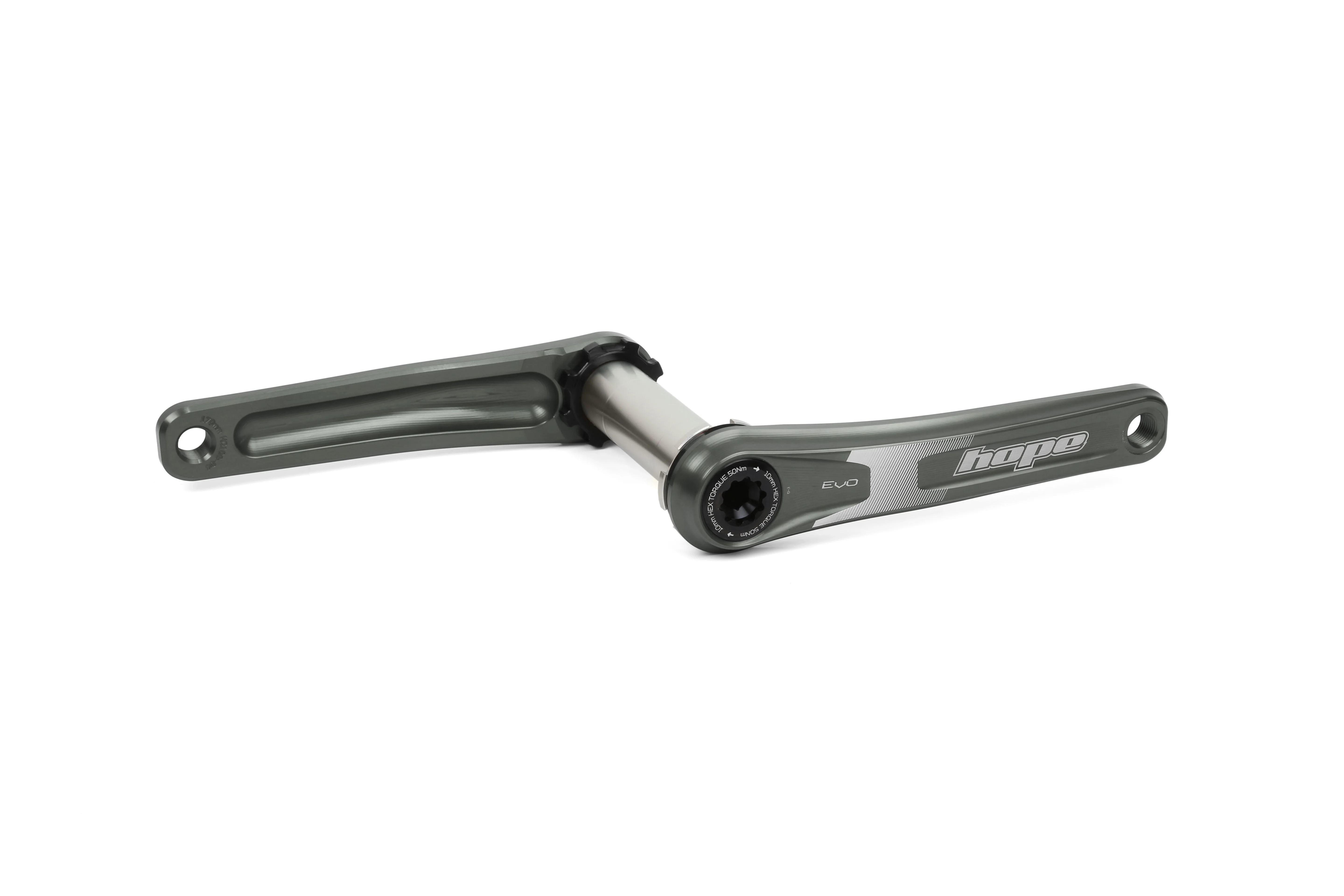 EVO Kurbelgarnitur ohne Spider 68/73 mm - Smoke