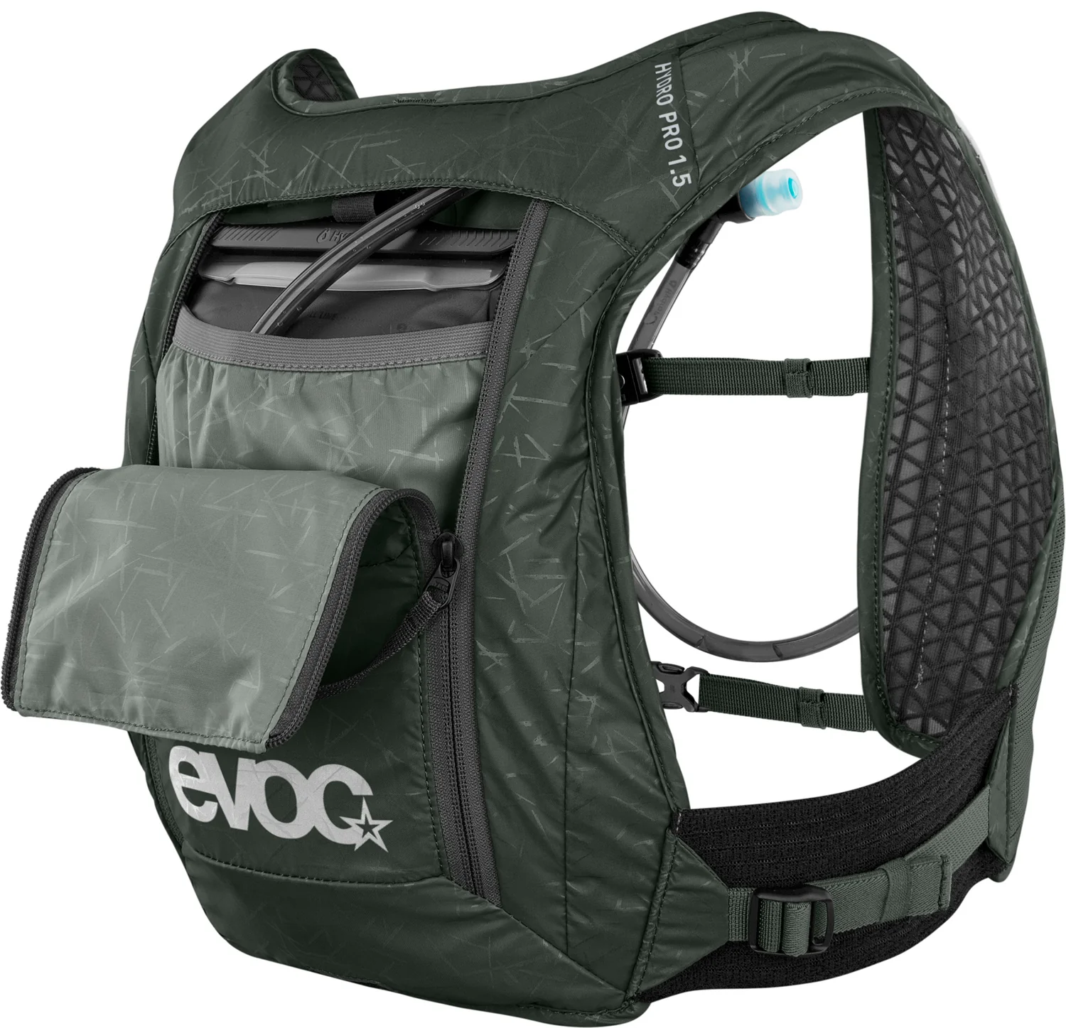 Hydro Pro 1,5 + Hydration Bladder 1,5 - dark olive - Image 3