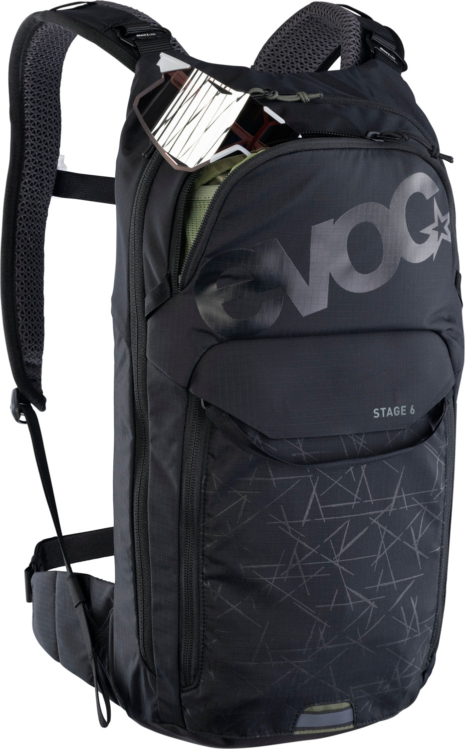 Stage 6 Rucksack + 2l Hydration Bladder - black - Image 3
