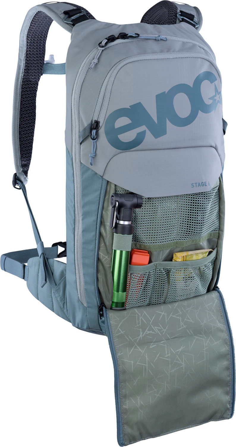 Stage 6 Rucksack + 2l Hydration Bladder - stone/steel - Image 5