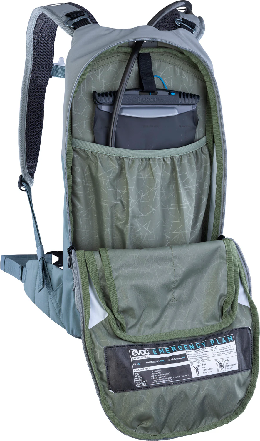 Stage 6 Rucksack + 2l Hydration Bladder - stone/steel - Image 6