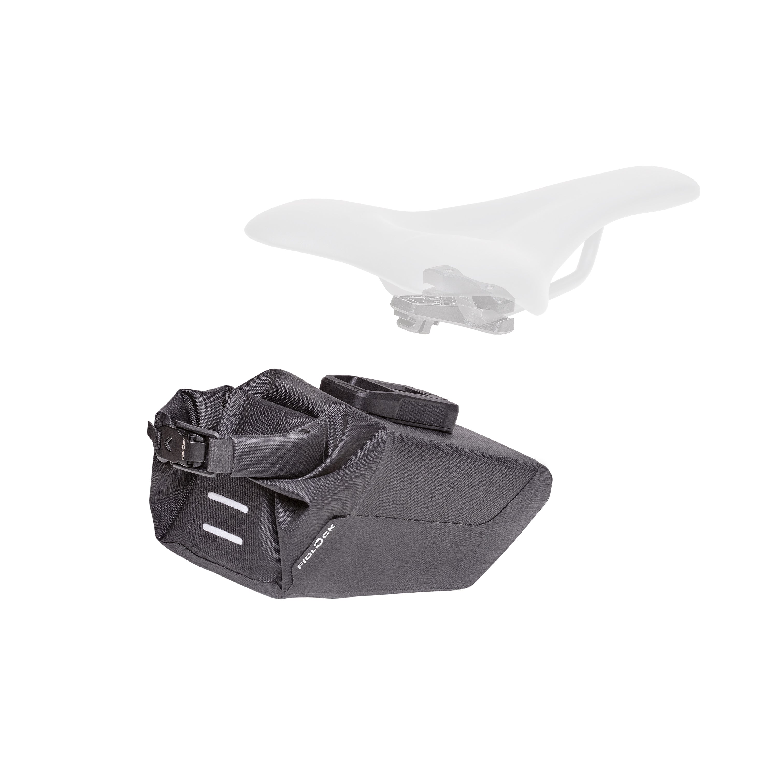 PINCLIP saddle bag M, 700ml - black - Image 3