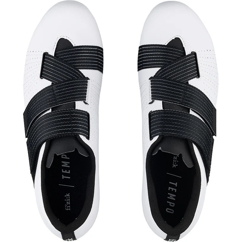 Tempo Powerstrap R5 Rennradschuhe - Weiss/Schwarz - Image 3