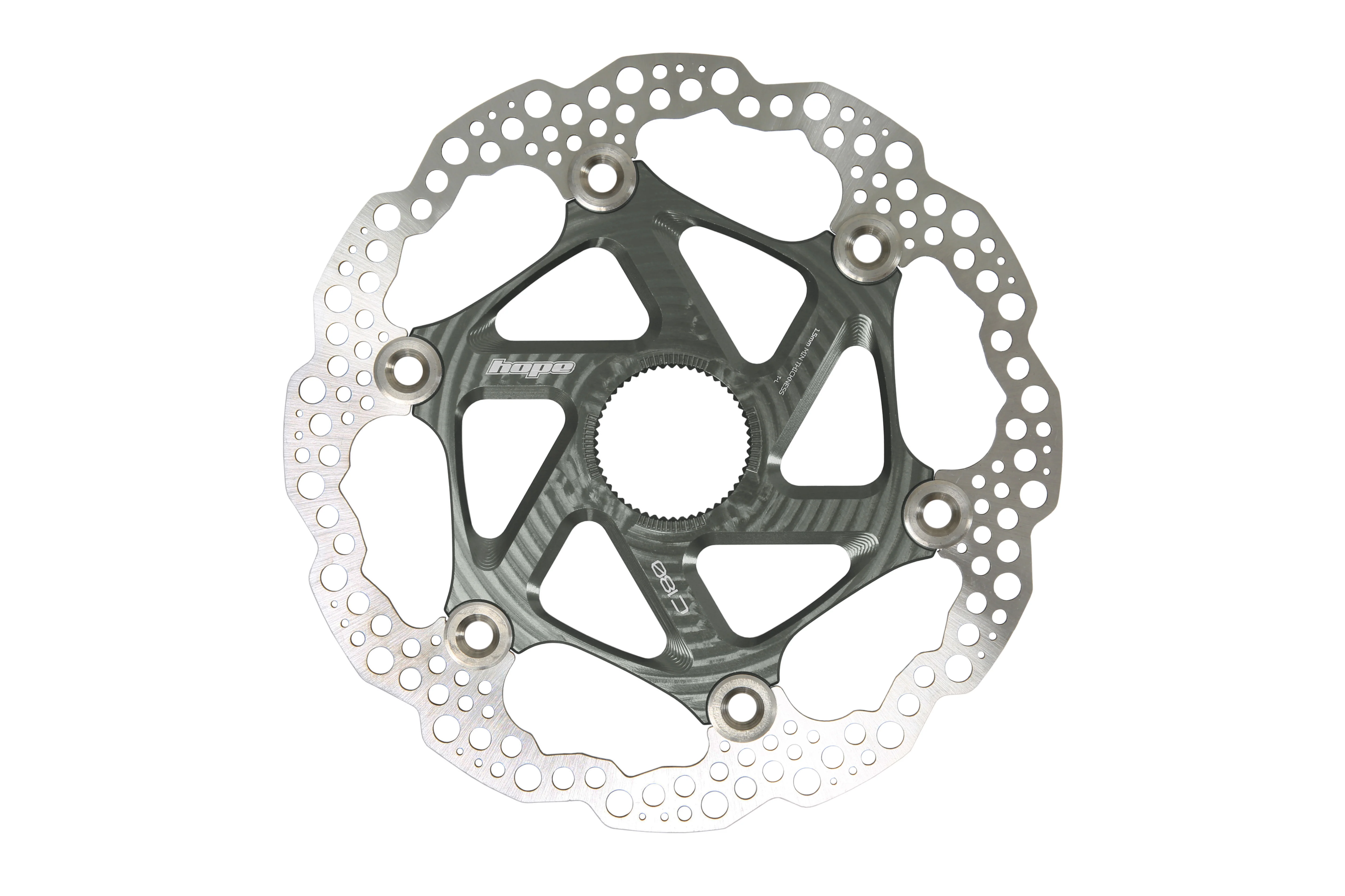 Floating Disc Bremsscheibe - Center Lock - smoke - Image 2