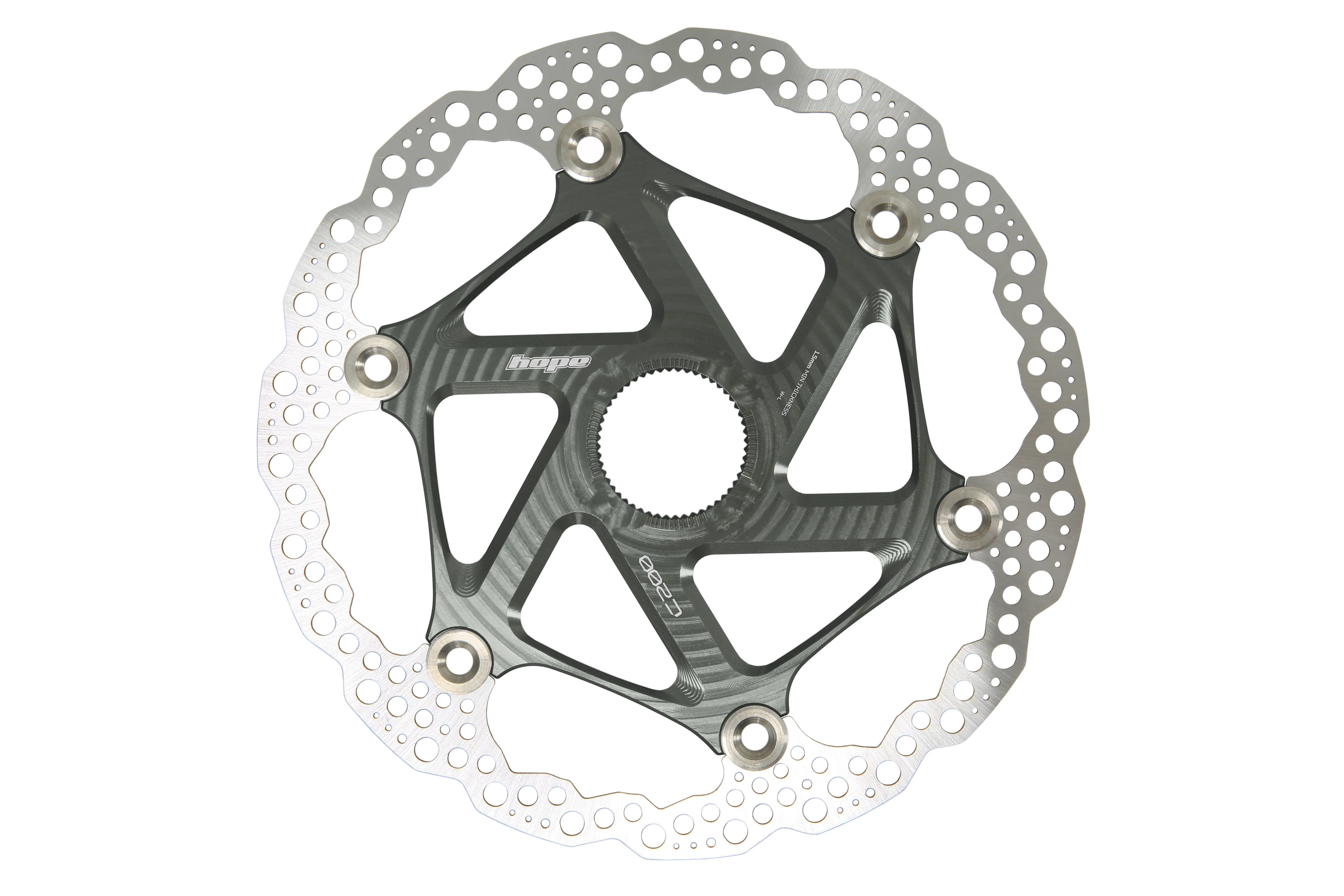 Floating Disc Bremsscheibe - Center Lock - smoke - Image 3