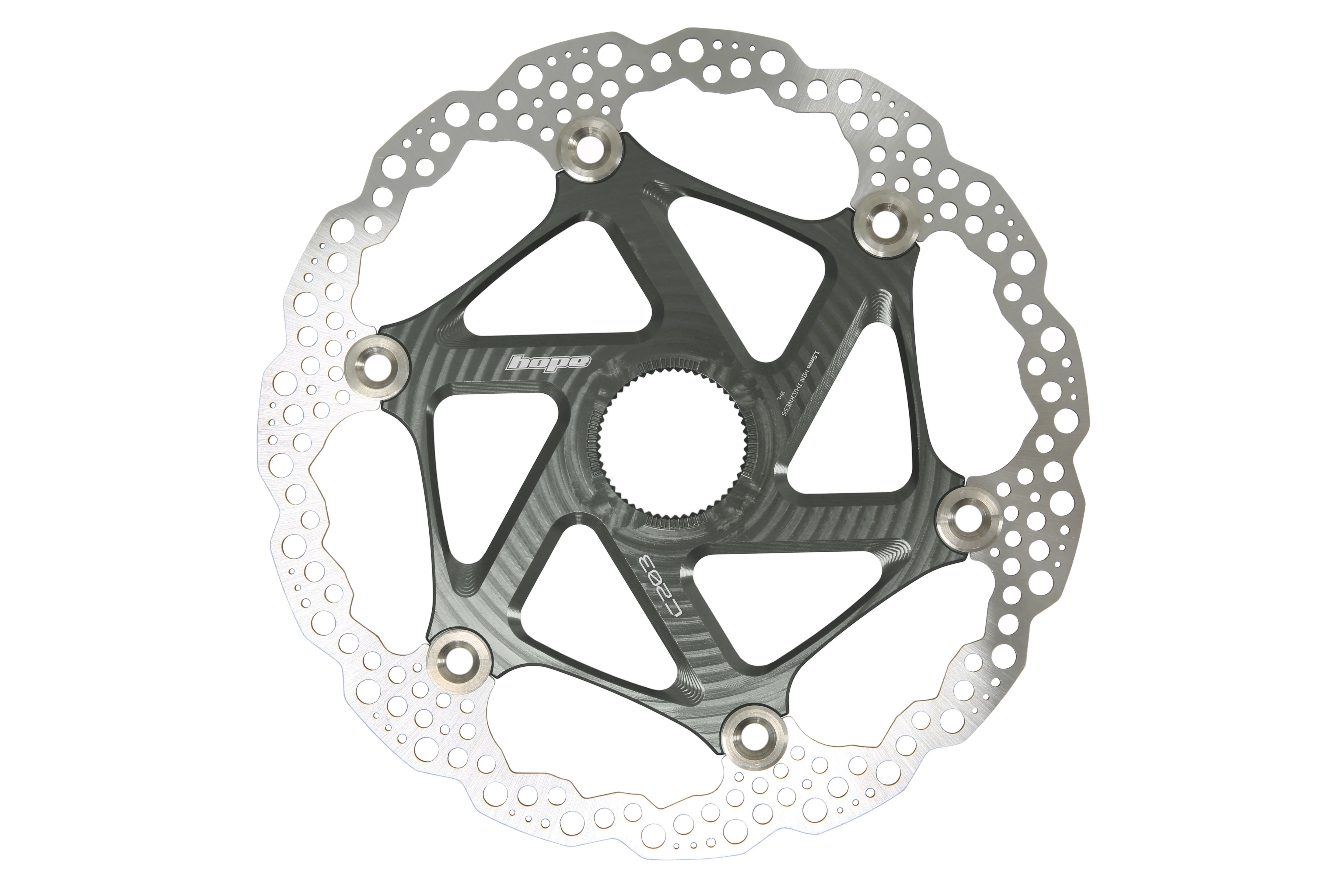 Floating Disc Bremsscheibe - Center Lock - smoke - Image 4