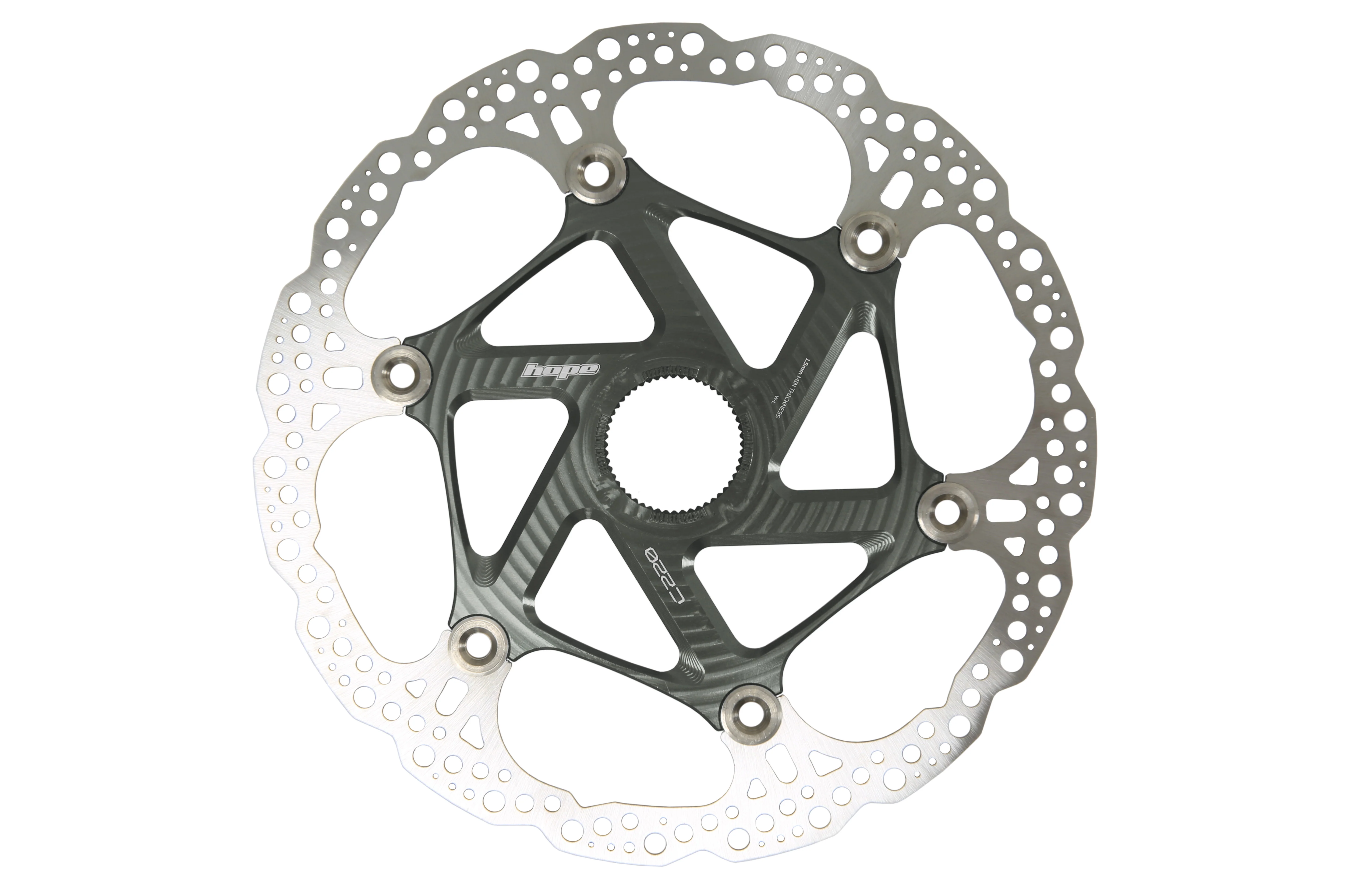 Floating Disc Bremsscheibe - Center Lock - smoke - Image 5