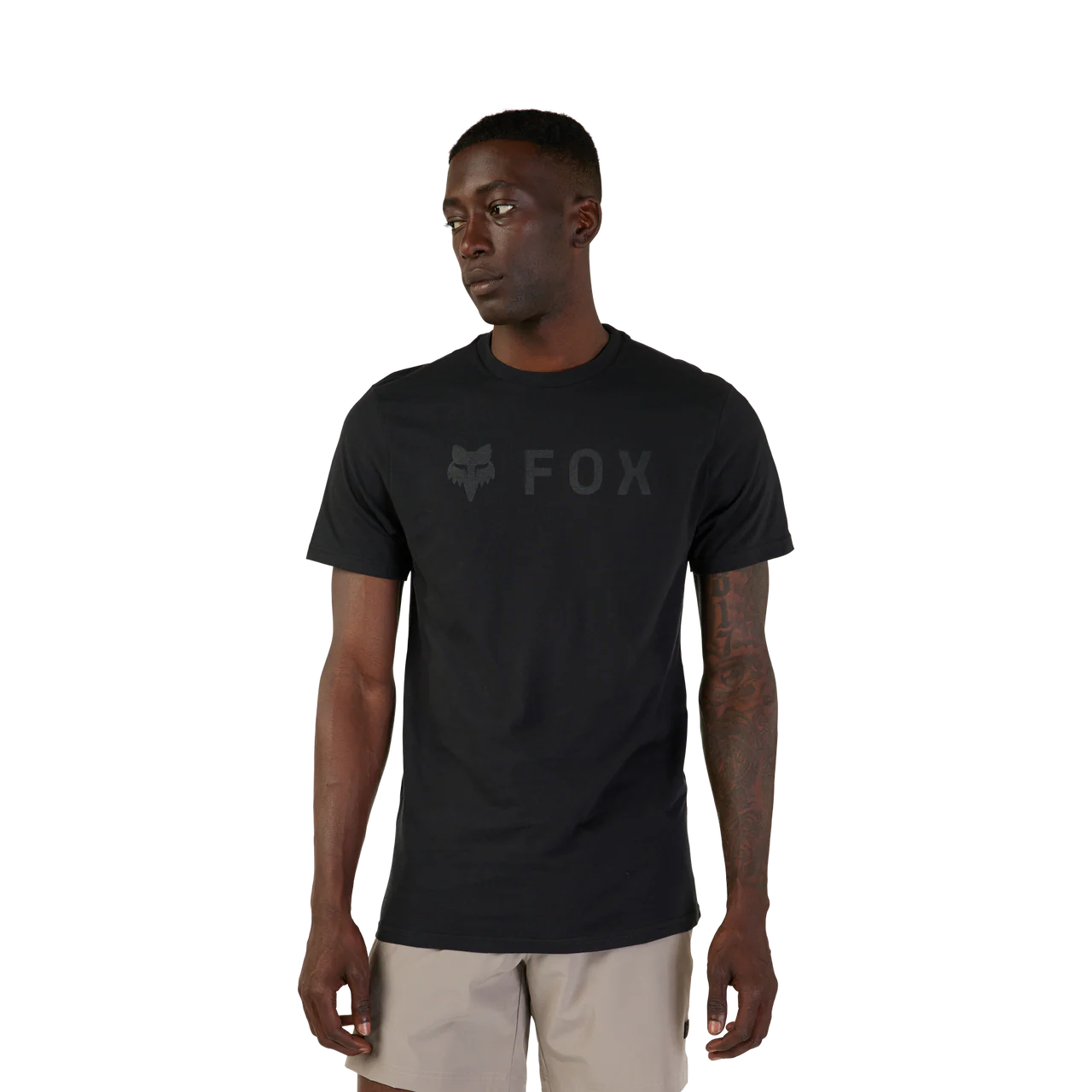 Absolute Short Sleeve Prem Tee - Black/Black - Image 2