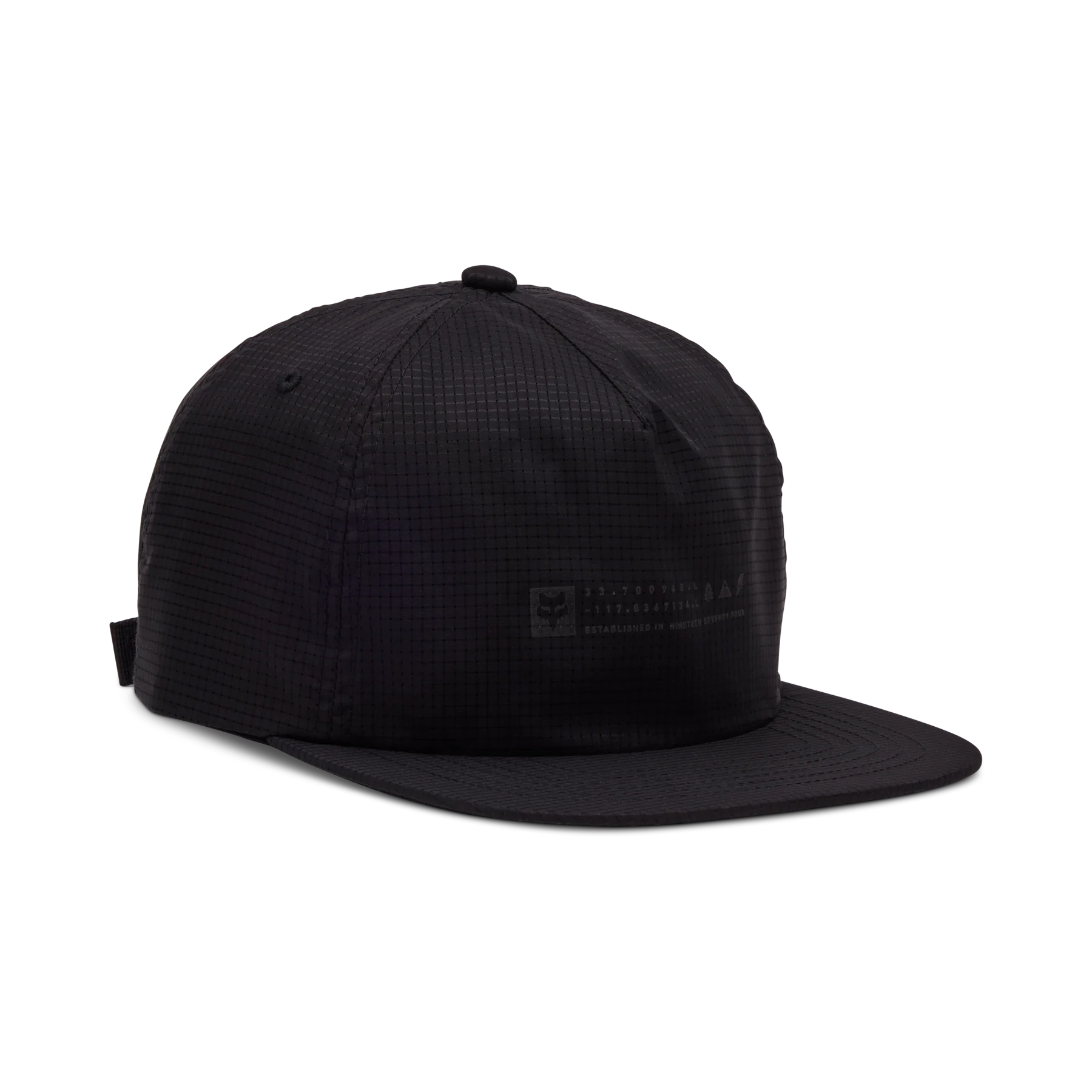 Base Over Adjustable Hat - Black