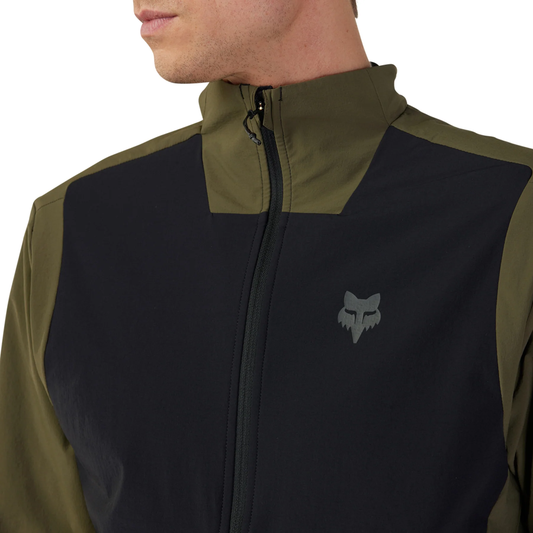 Defend Fire Alpha Jacke - Olive Green - Image 8
