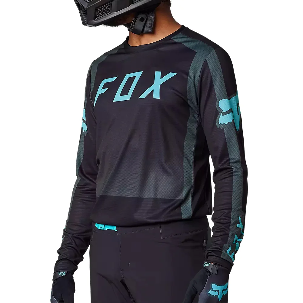 Defend Long Sleeve Jersey - emerald - Image 2