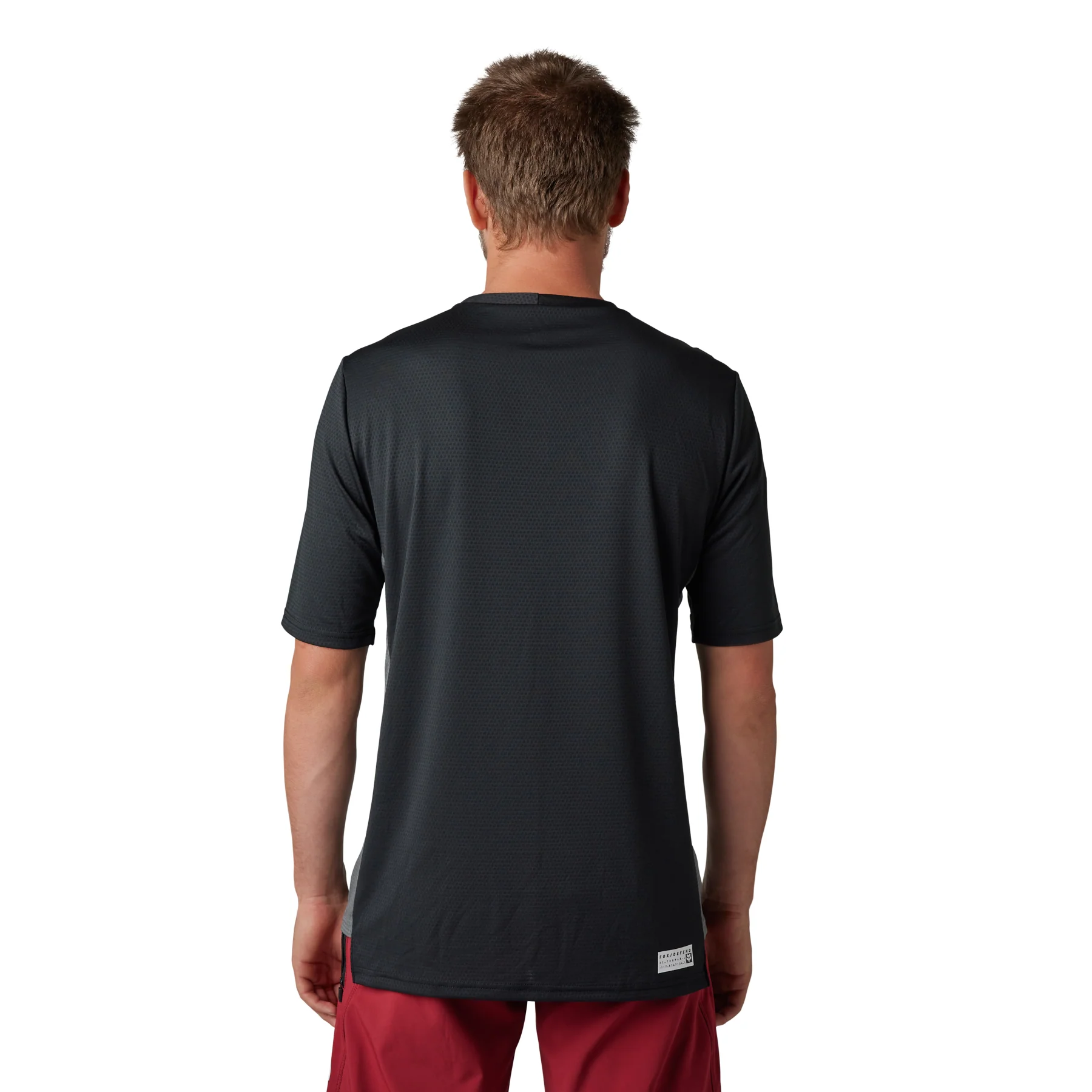 Defend Short Sleeve Jersey - Black - Image 3